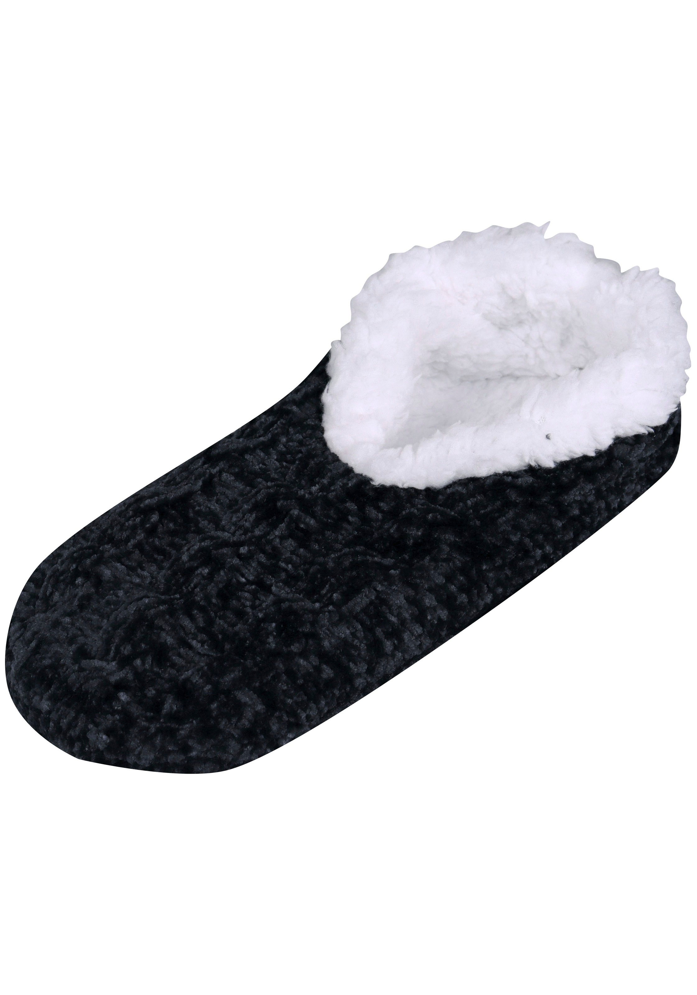 Capelli New York Socken 1 Paar tlg. mit flauschigem Kunstfellfutter günstig online kaufen