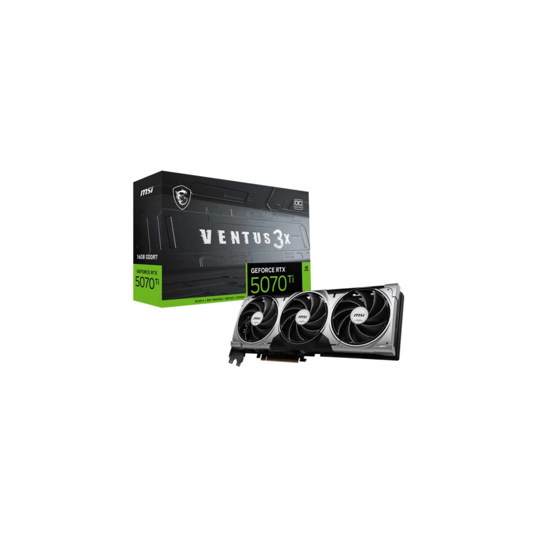 MSI Grafikkarte »GeForce RTX 5070 Ti 16G VENTUS 3X OC«