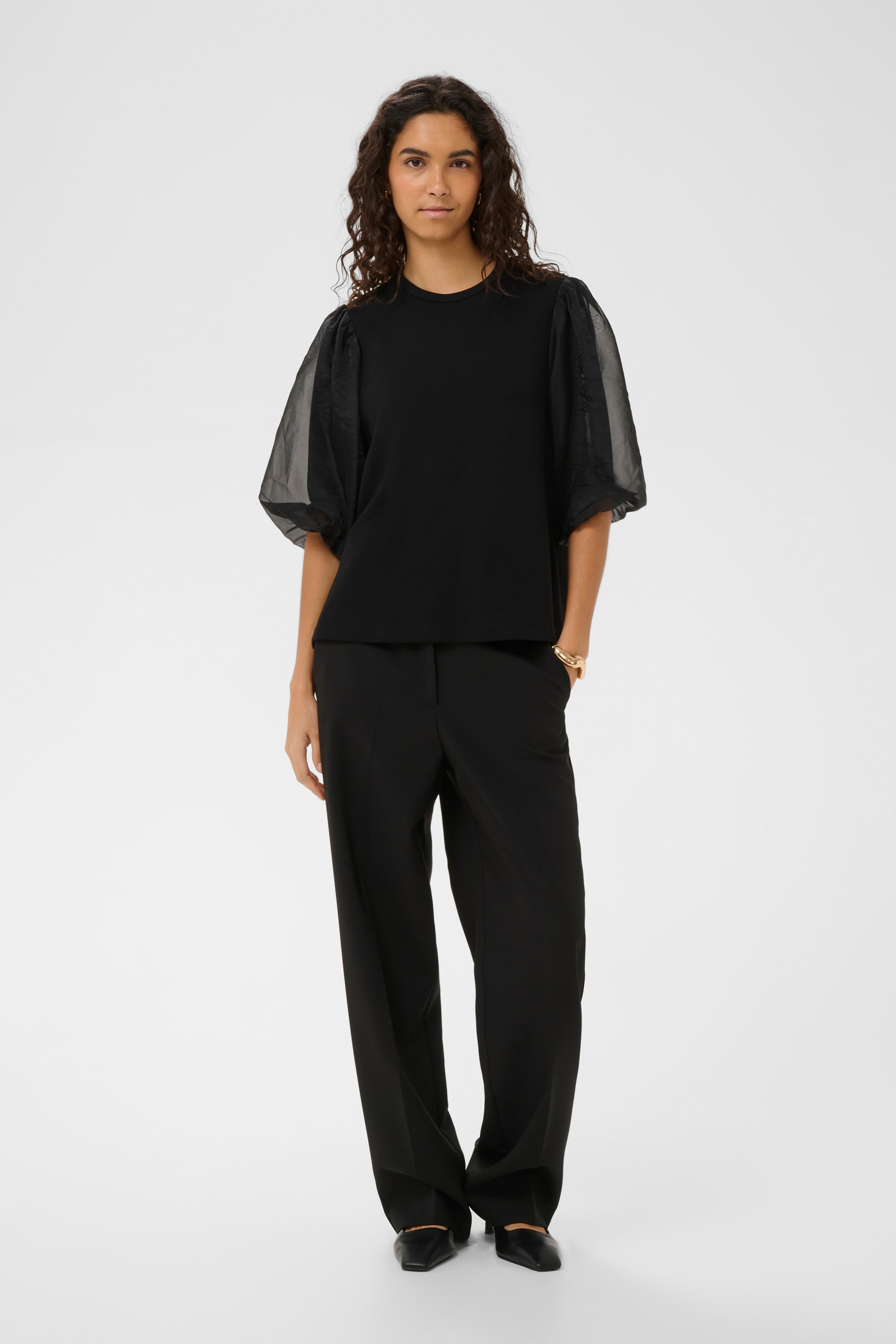 SOAKED IN LUXURY Longtop »Damen T-Shirt kurzarm SLMarigold«