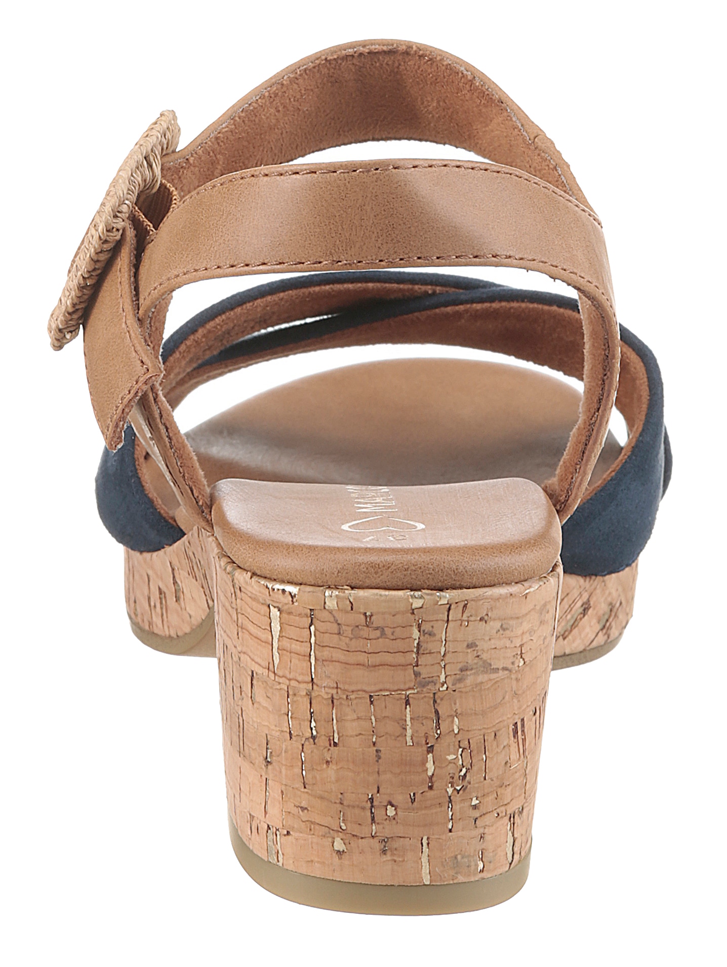 MARCO TOZZI Sandalette, Blockabsatz, Plateau, Sommerschuh, Sandale mit Feel Me-Ausstattung