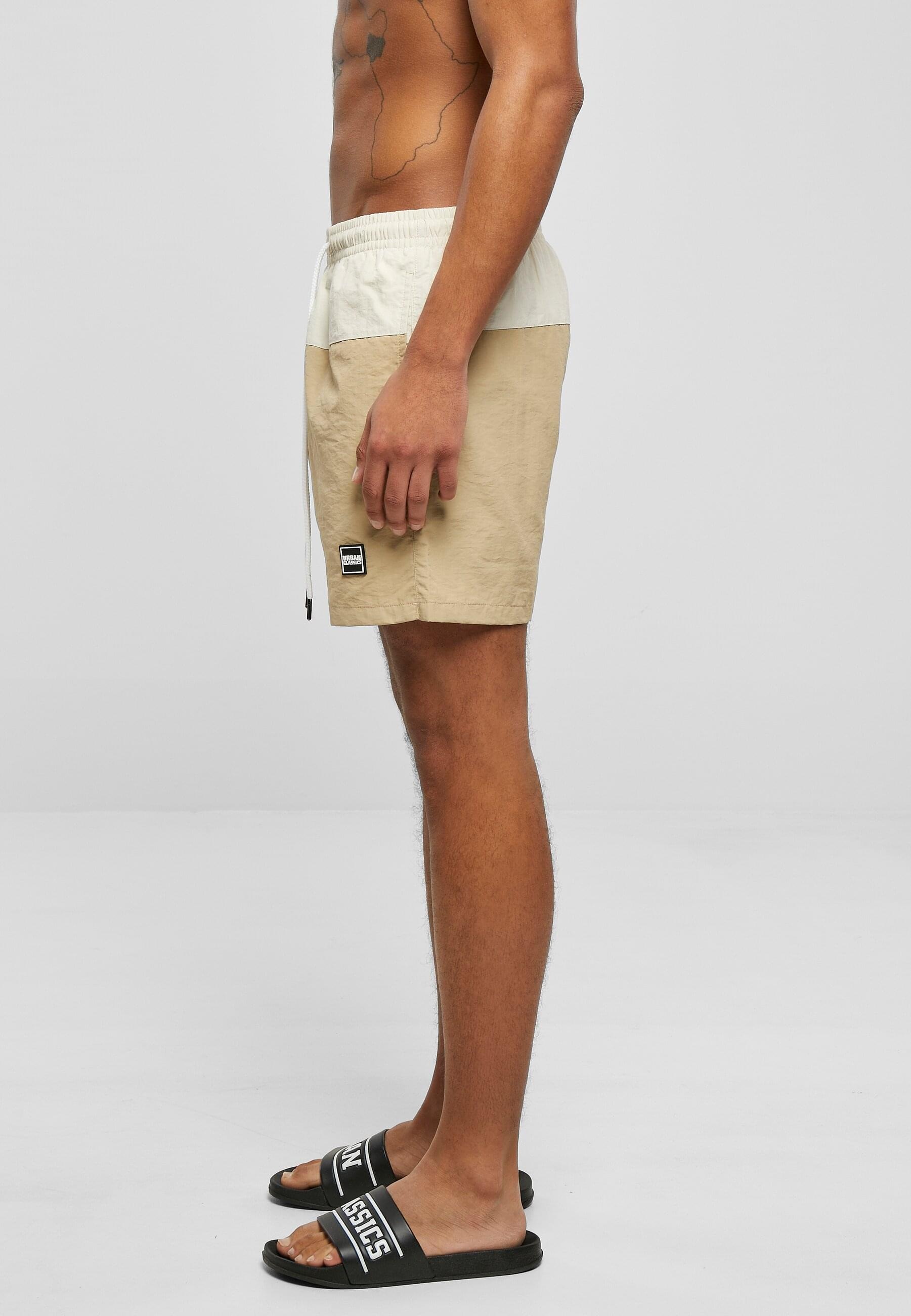 URBAN CLASSICS Badeshorts »Urban Classics Herren Block Swim Shorts«