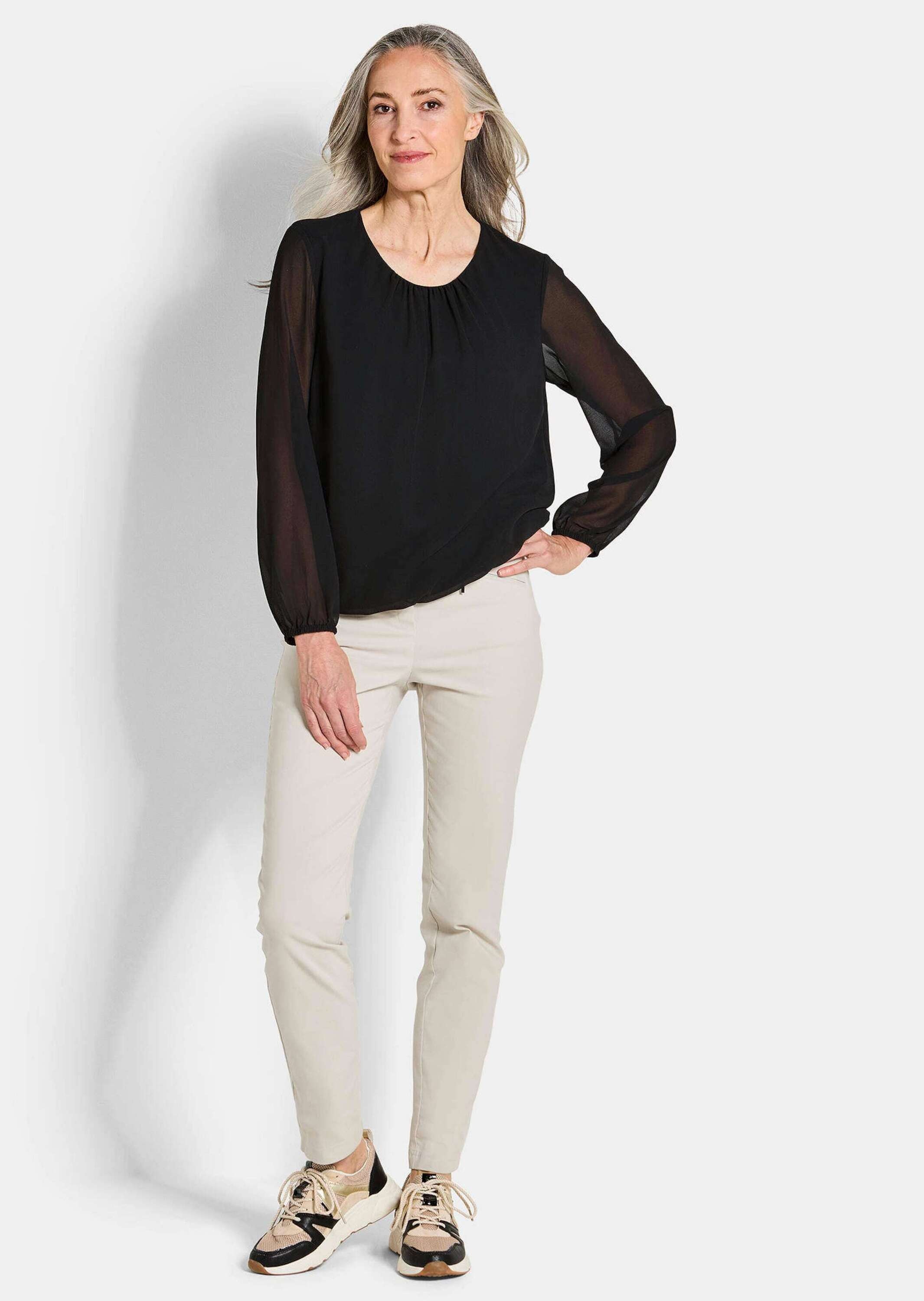GOLDNER Klassische Bluse "Elegante Bluse aus Chiffon" günstig online kaufen