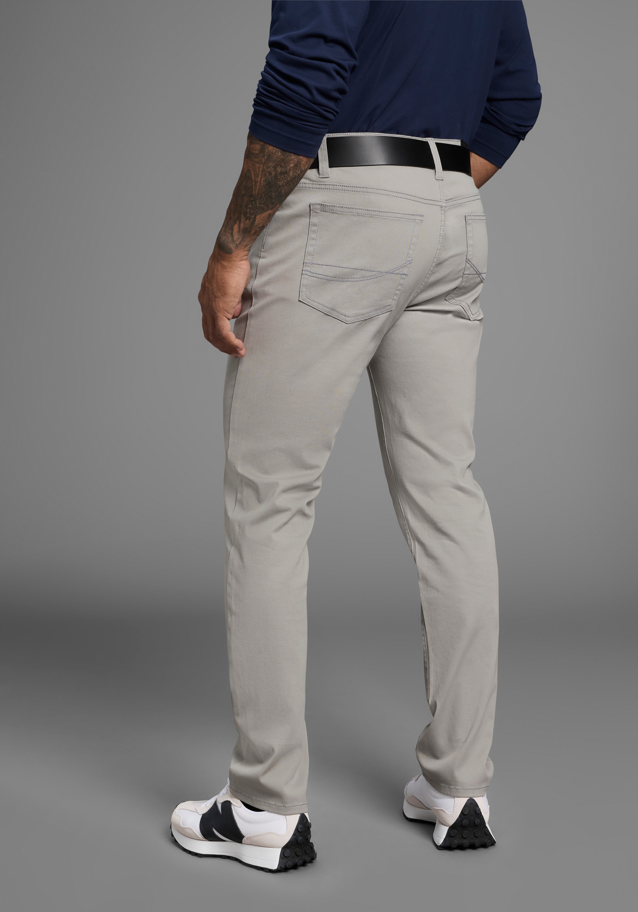 Mans World 5-Pocket-Hose, Stretchhose mit Dehnbund günstig online kaufen