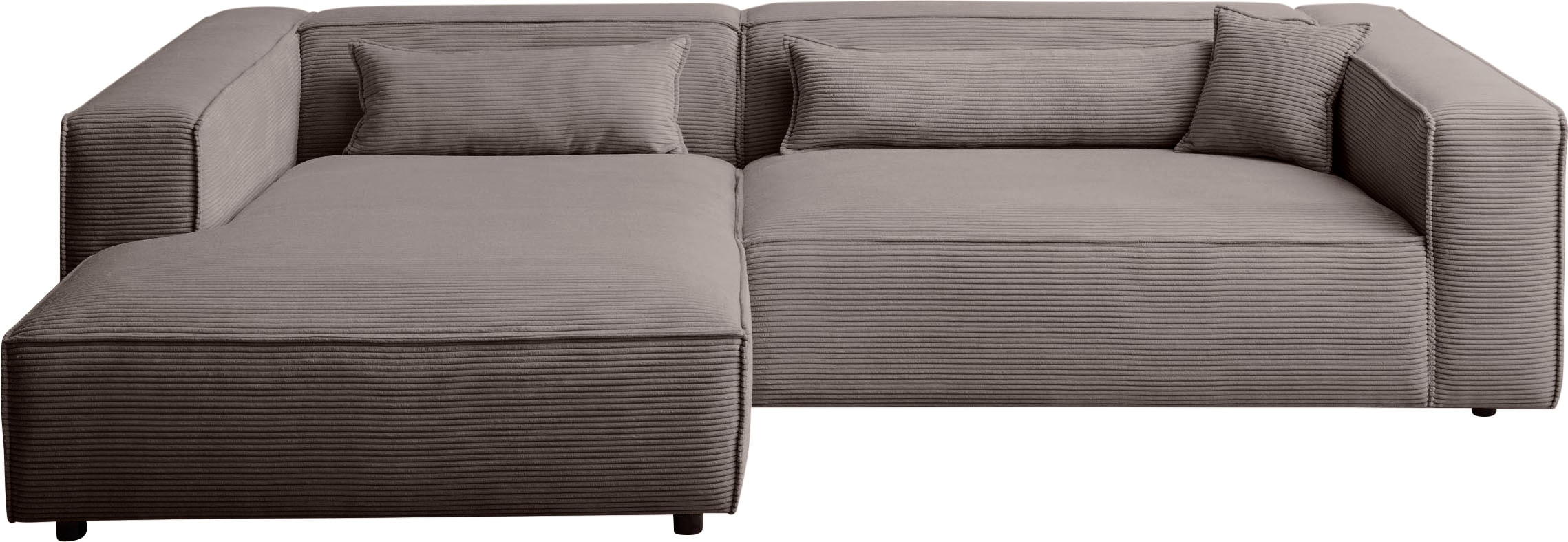 LeGer Home by Lena Gercke Ecksofa "PIARA XXL, Big-Sofa in Cord oder Leineno günstig online kaufen