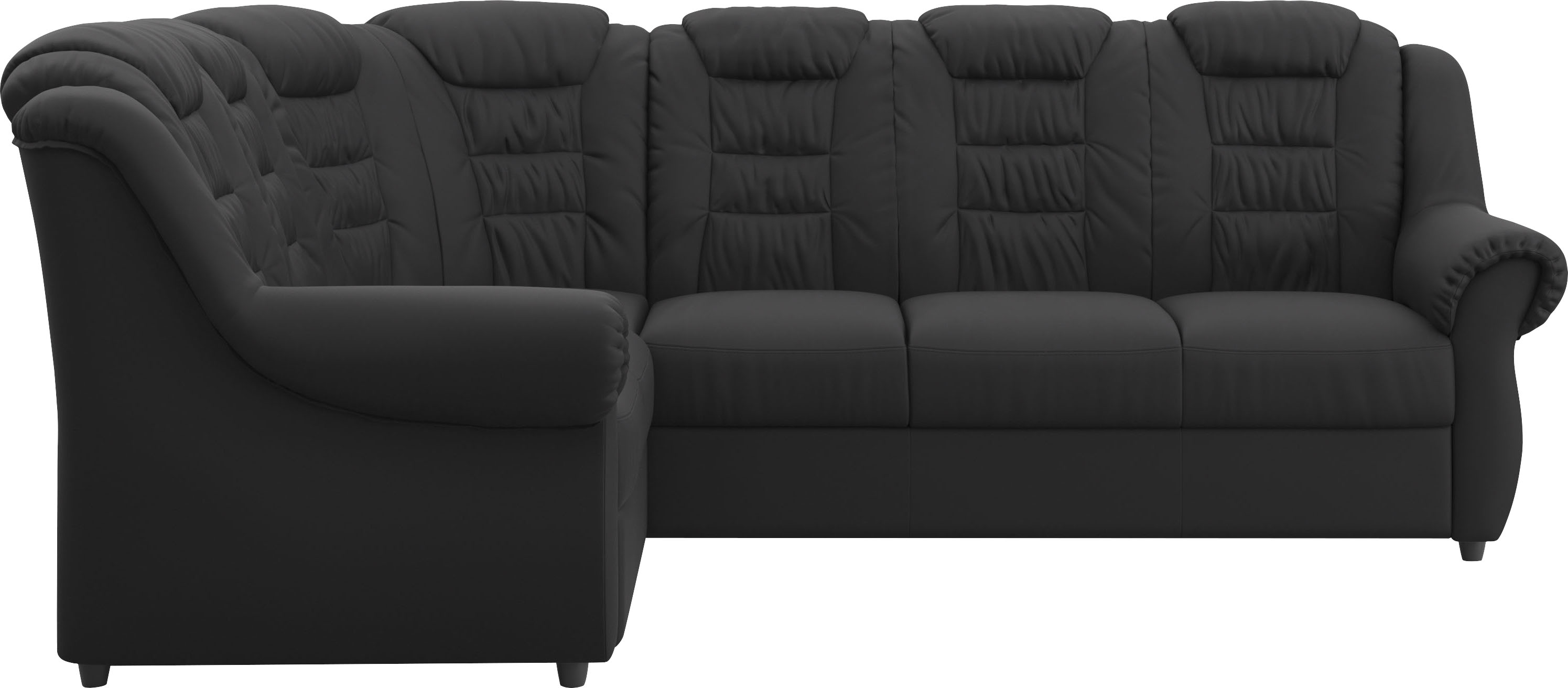 OTTO home Ecksofa "Boston L-Form" mit hoher Rückenlehne, wahlweise mit Schlaffunktion & Stauraum