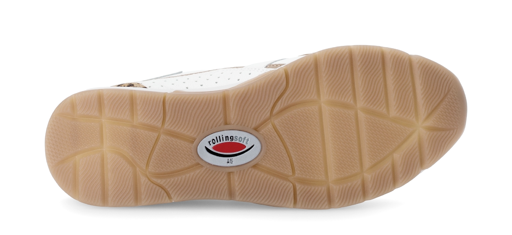 Gabor Rollingsoft Keilsneaker  , Freizeitschuh, Halbschuh, Schnürschuh mit Kontrastbesätzen