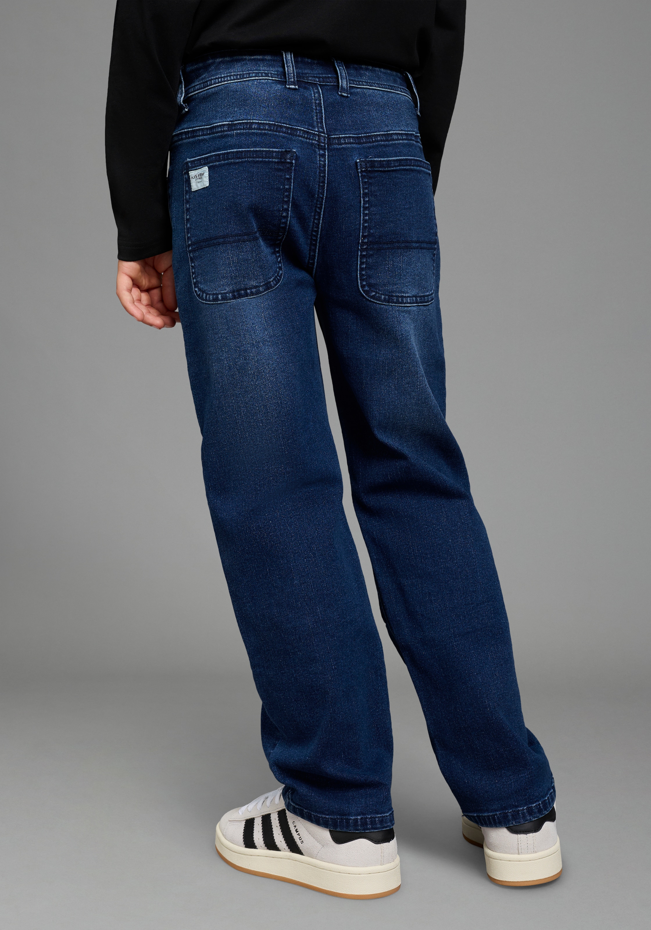 H.I.S Loose-fit-Jeans »H.I.S  Loose-Fit Jeans im Workerstyle« Lockere Worker-Jeans, bequeme Passform, gerade Beinform