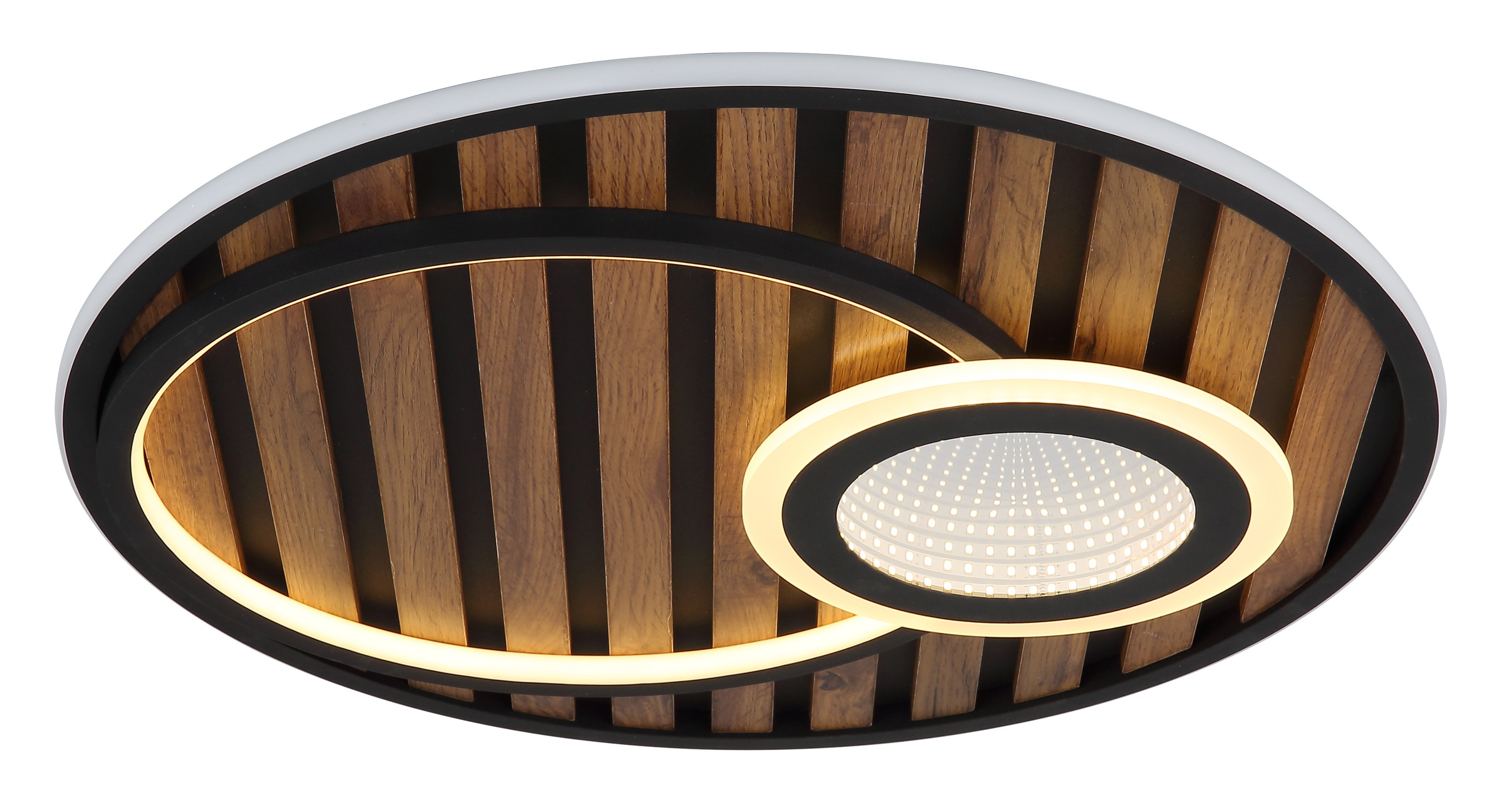 GLOBO LIGHTING LED Deckenleuchte »WOODY« LED-Modul 1 Stk. Warmweiß Deckenlampe, Wohnzimmer, Schlafzimmer, Design Lampe