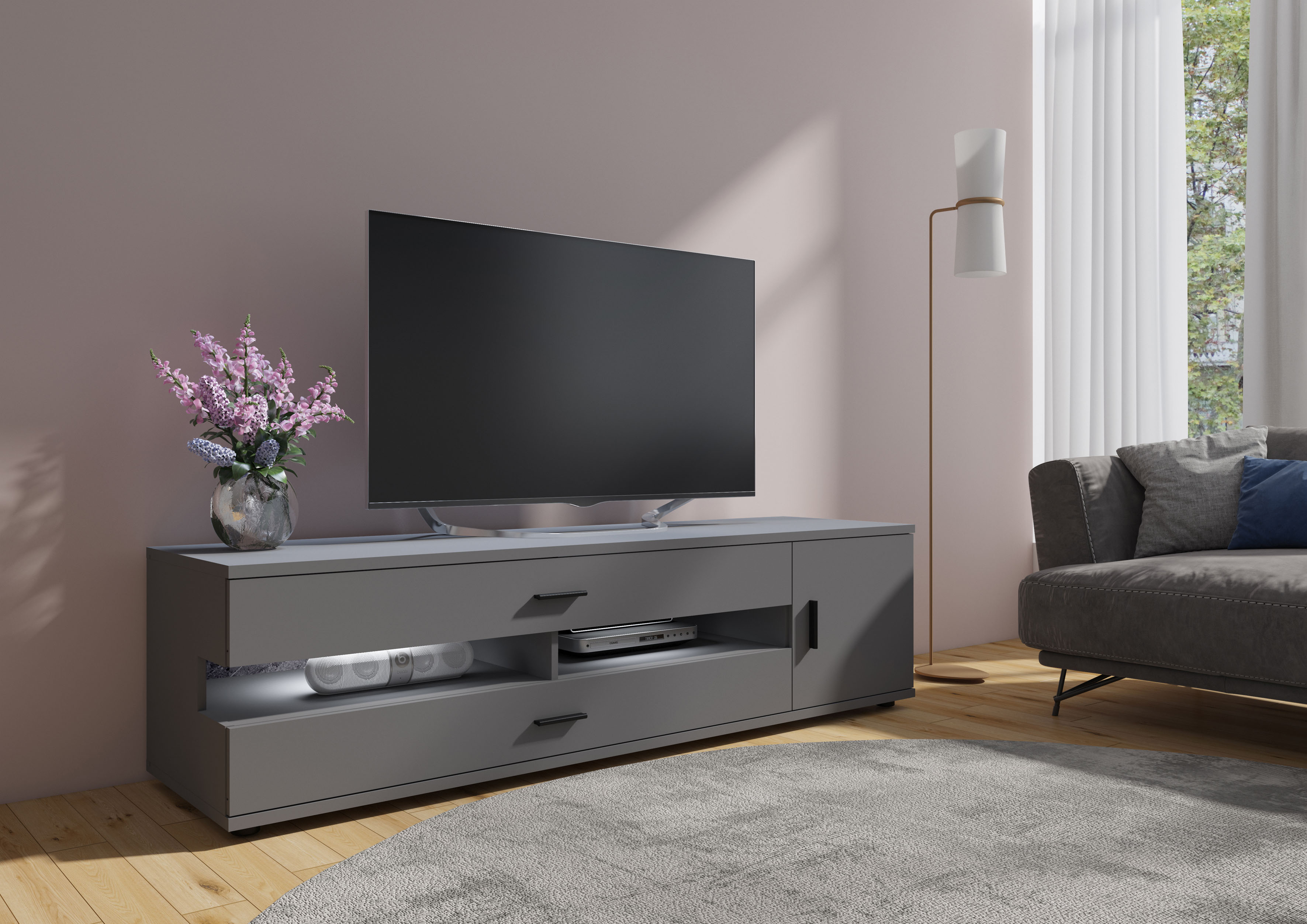 OTTO home Lowboard "Henley" Breite ca. 180 cm