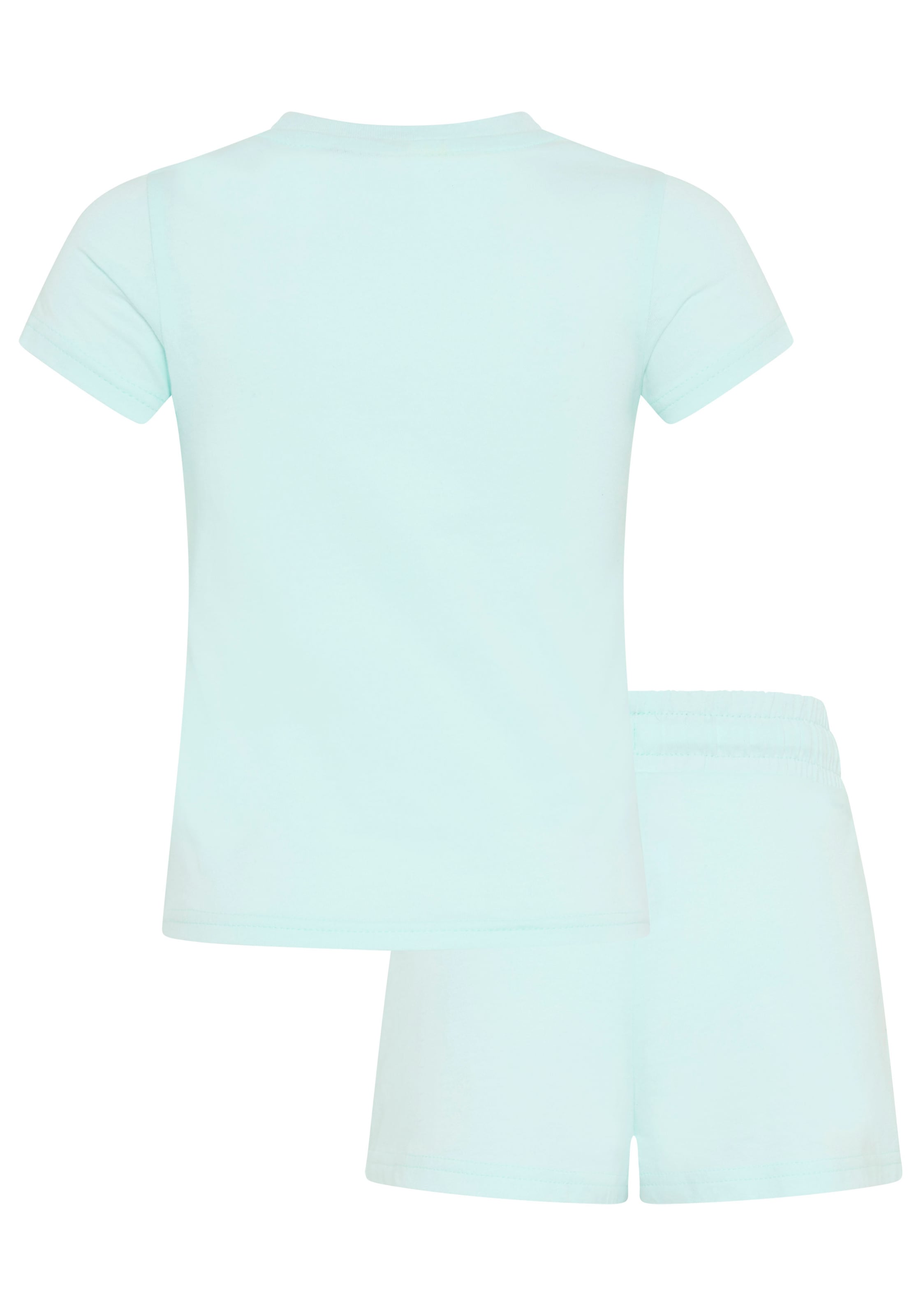 KIDSWORLD Shirt & Shorts »STITCH 2tlg. Set von Disney« Set, 2 tlg. verschiedene Größen, bedrucktes Design, aus Baumwolle