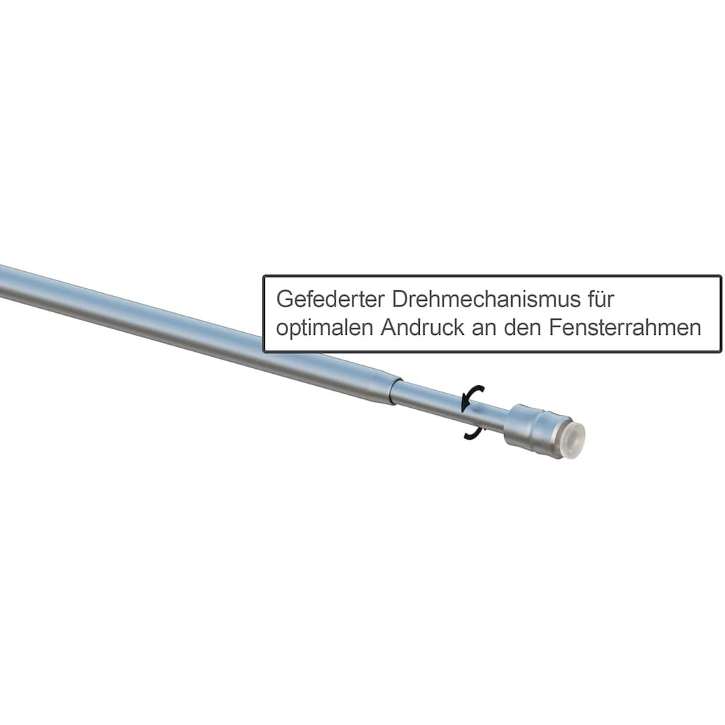 indeko Scheibenstange »Screw«, 1 läufig-läufig, Fixmaß