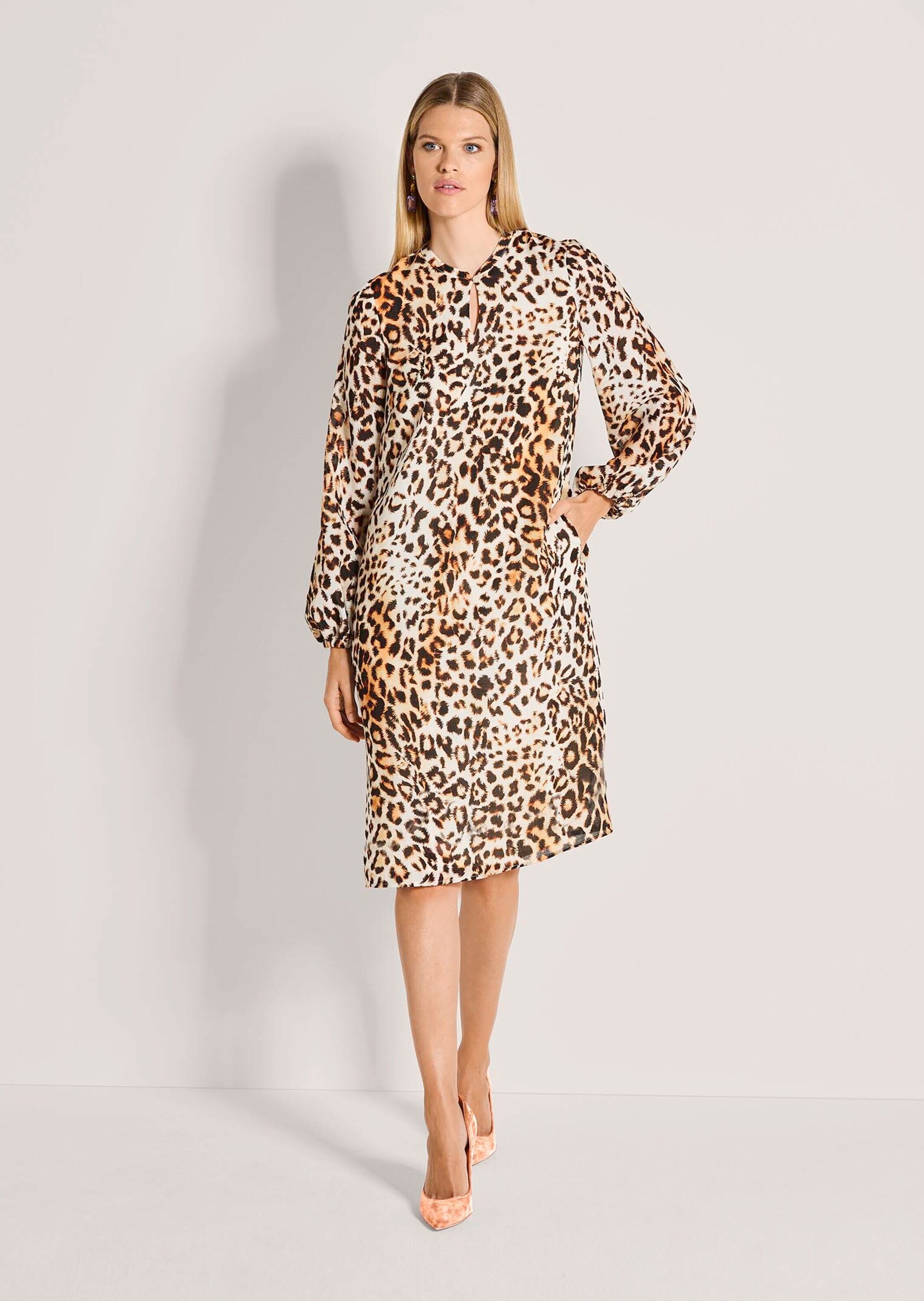 MADELEINE Midikleid "Midikleid Druckkleid mit Animal-Print" günstig online kaufen