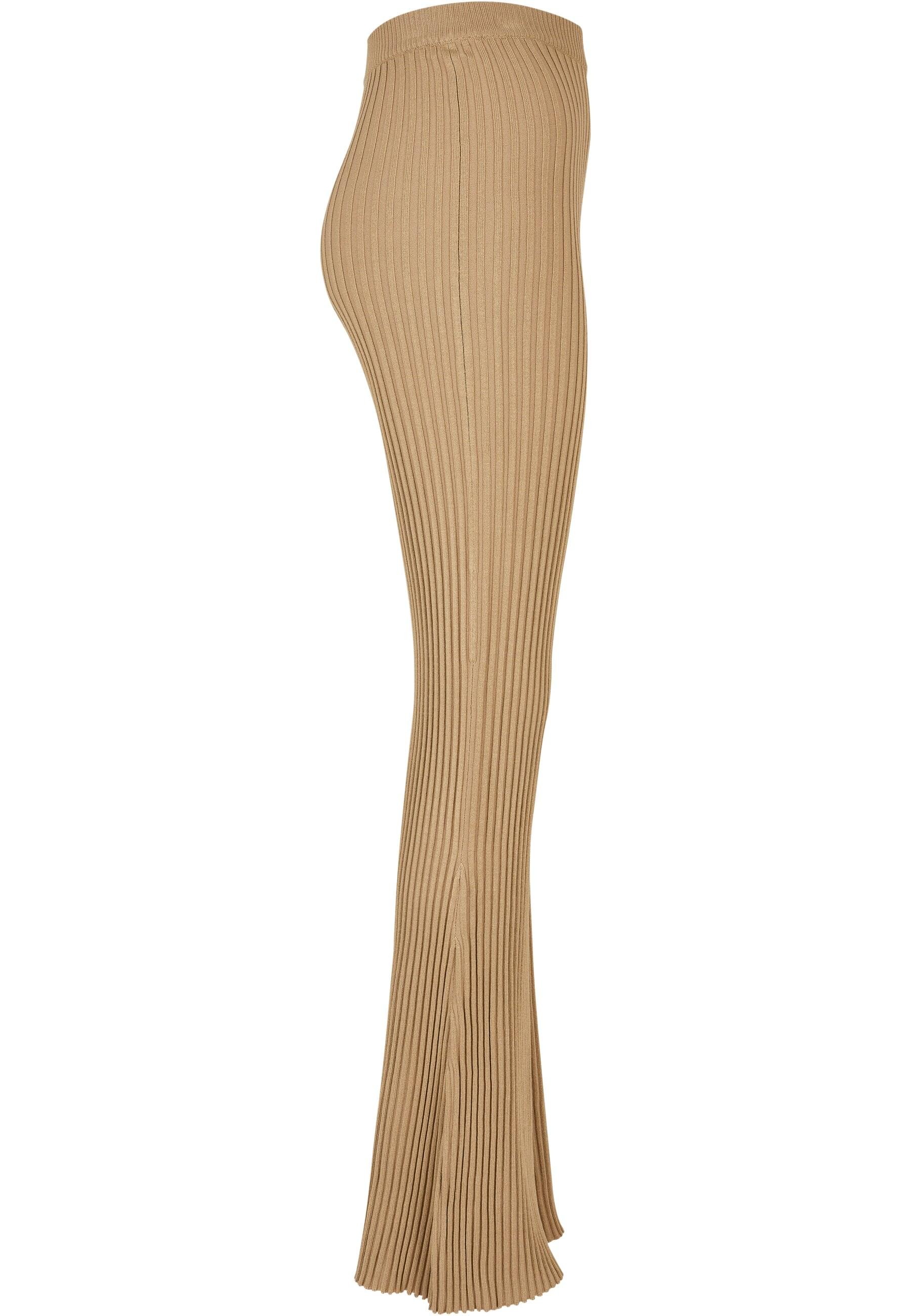 URBAN CLASSICS Leggings »Urban Classics Damen Ladies Flared Rib Knit Leggings«, (1 tlg.)