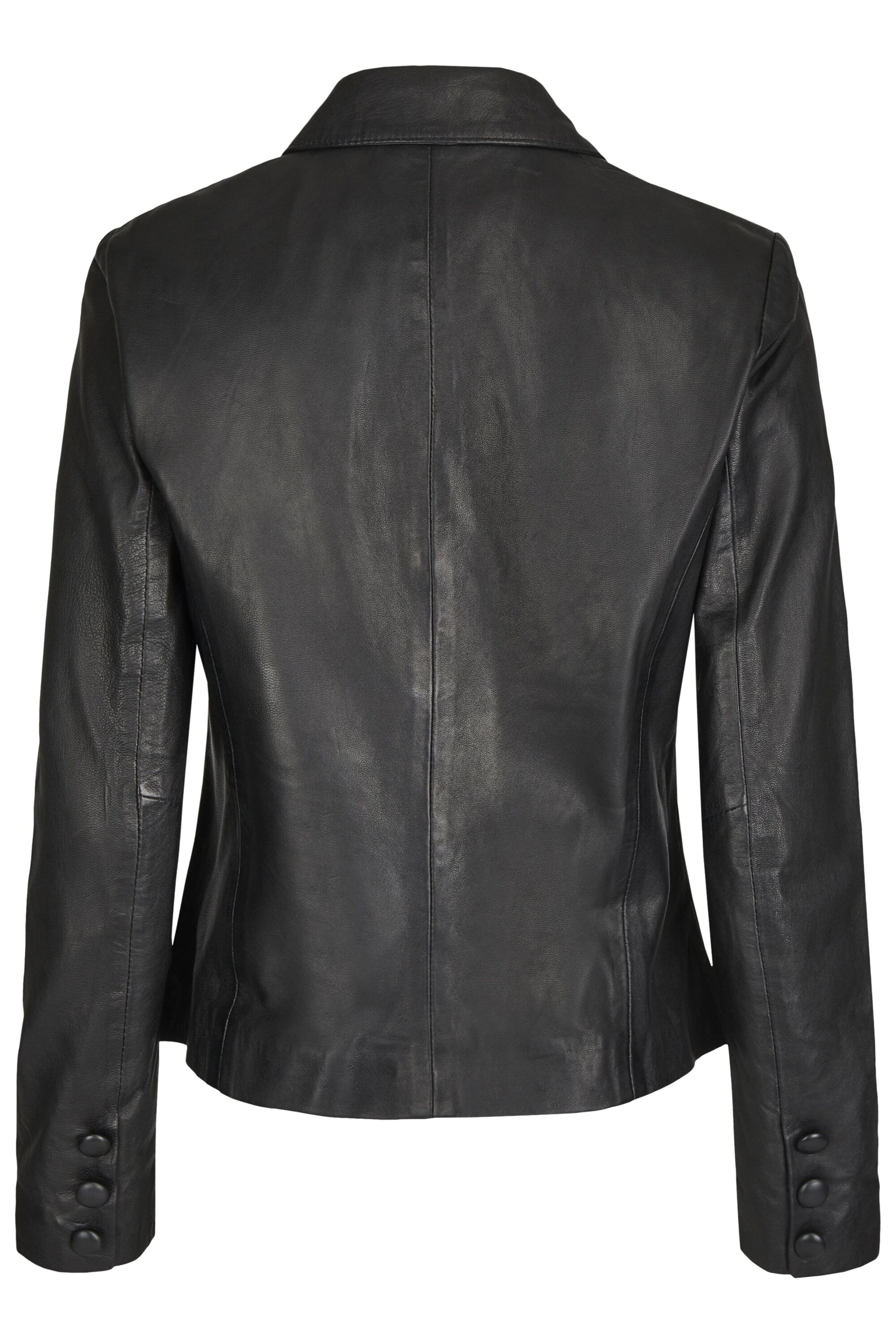 7eleven Bikerjacke »SEFAYE« ohne Kapuze mit Reverskragen und Knöpfen