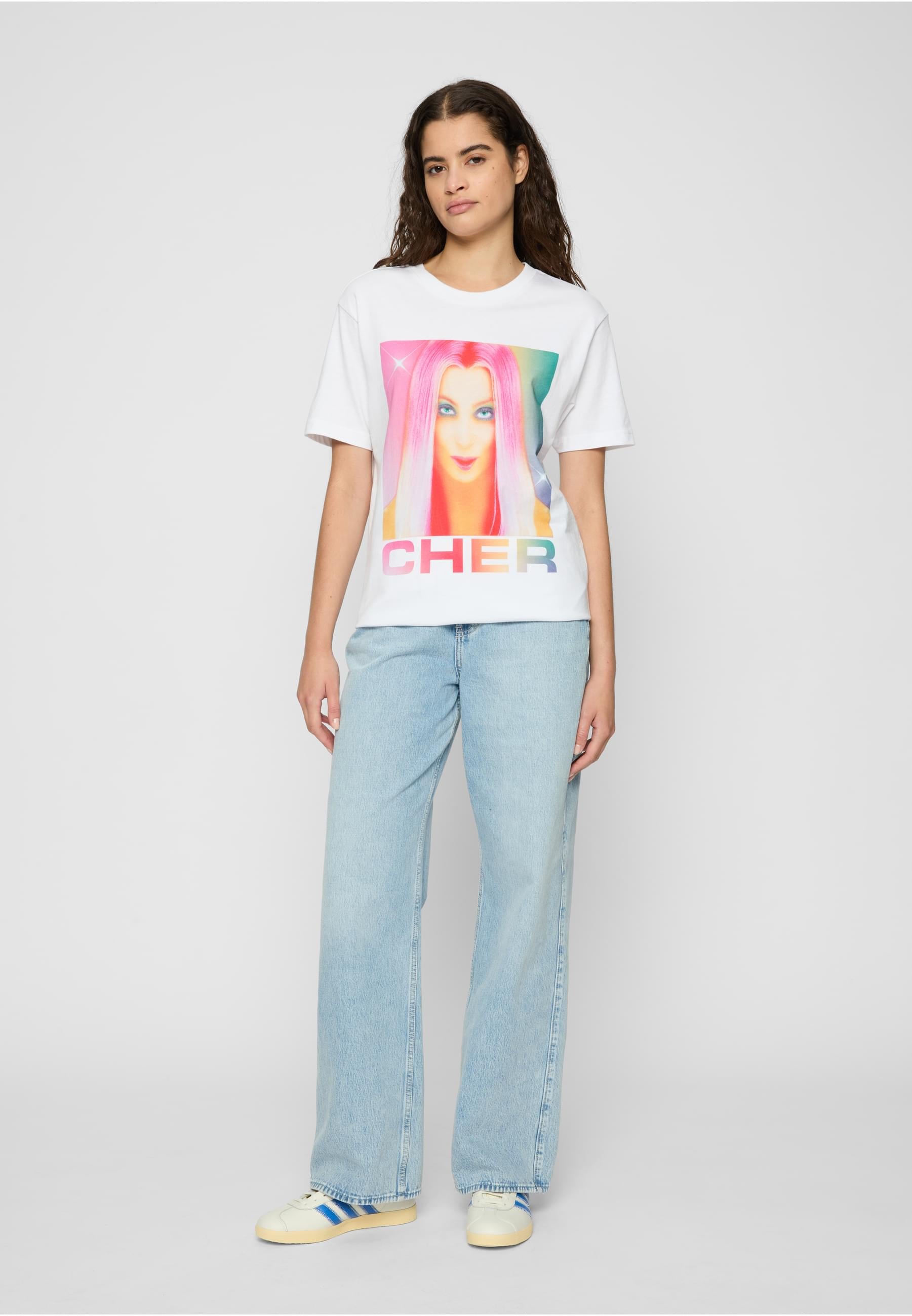 Merchcode T-Shirt »Merchcode Cher Prisma Tee«, (1 tlg.)