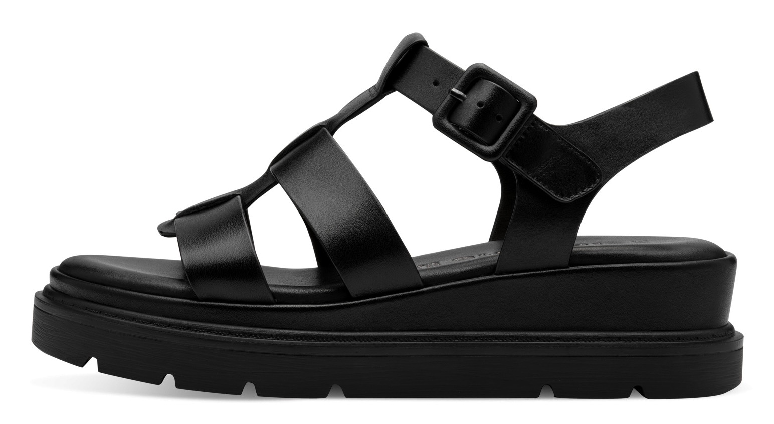 Tamaris Keilsandalette, Plateau, Riemchensandale, Sommerschuh mit verstellbarer Schnalle