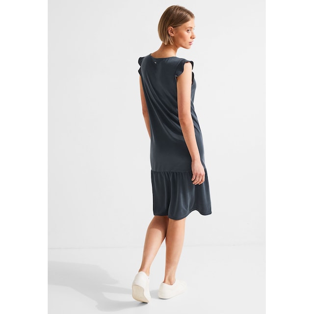 STREET ONE Sommerkleid, in Unifarbe online kaufen | BAUR