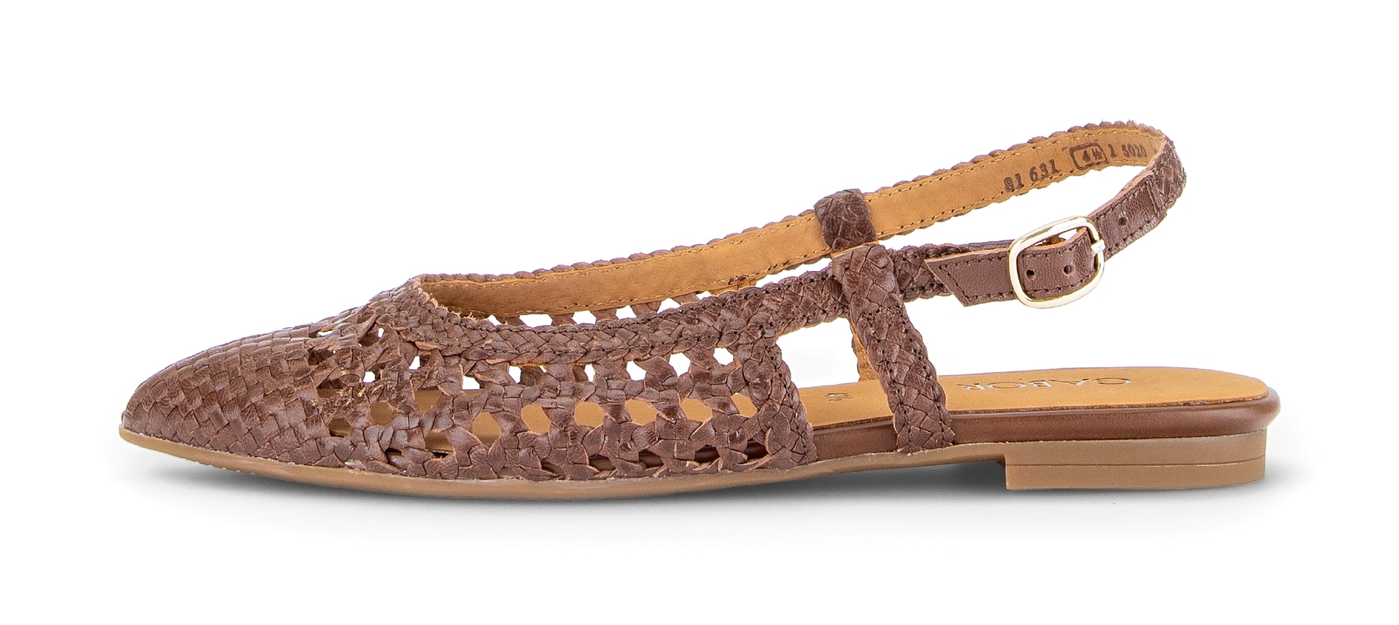 Gabor Slingpumps  , Blockabsatz, Sommerschuh in modischer Flechtoptik