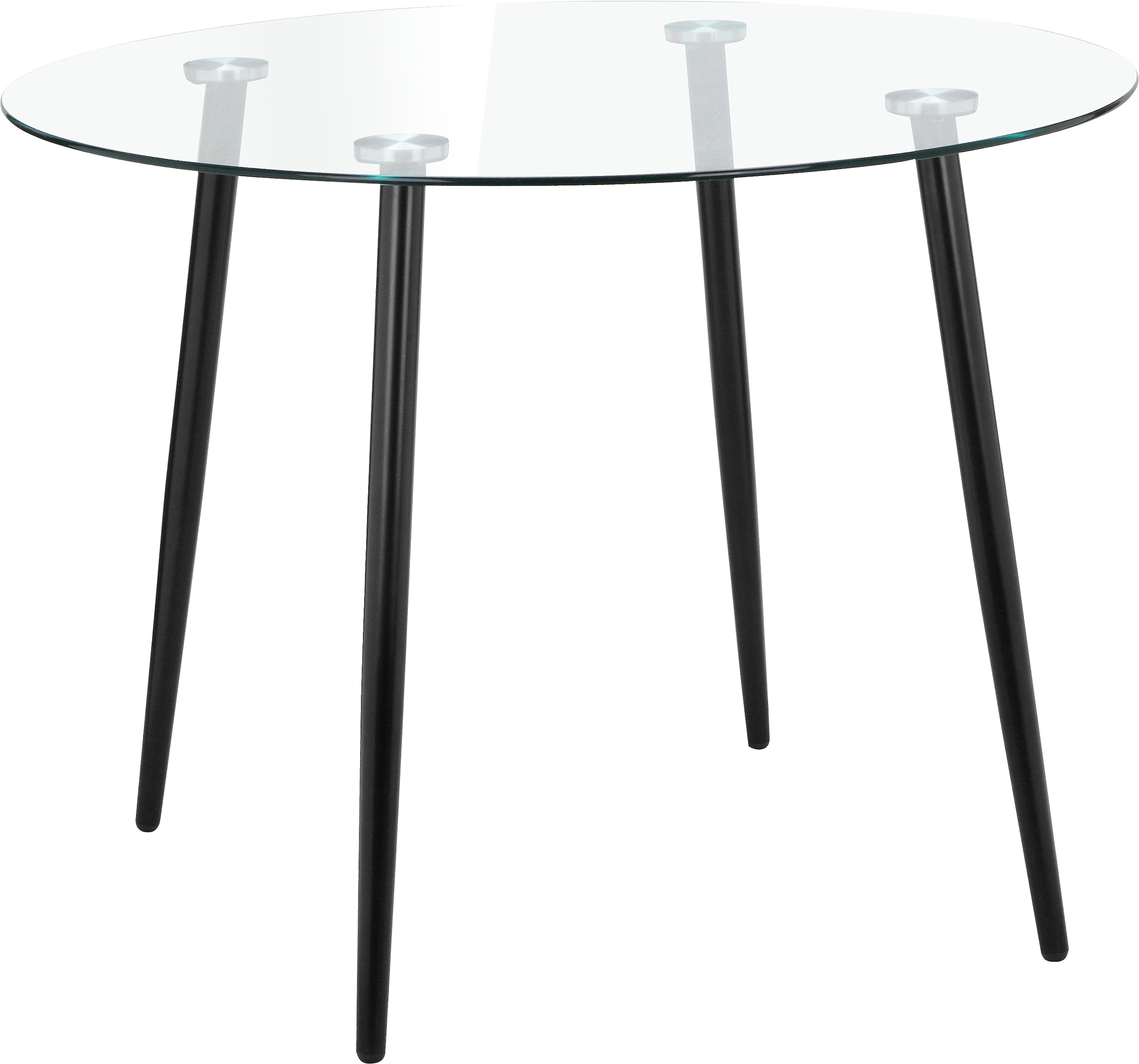 INOSIGN Glastisch »Danny«, runder Esstisch mit einem Ø von 100 cm kaufen |  BAUR