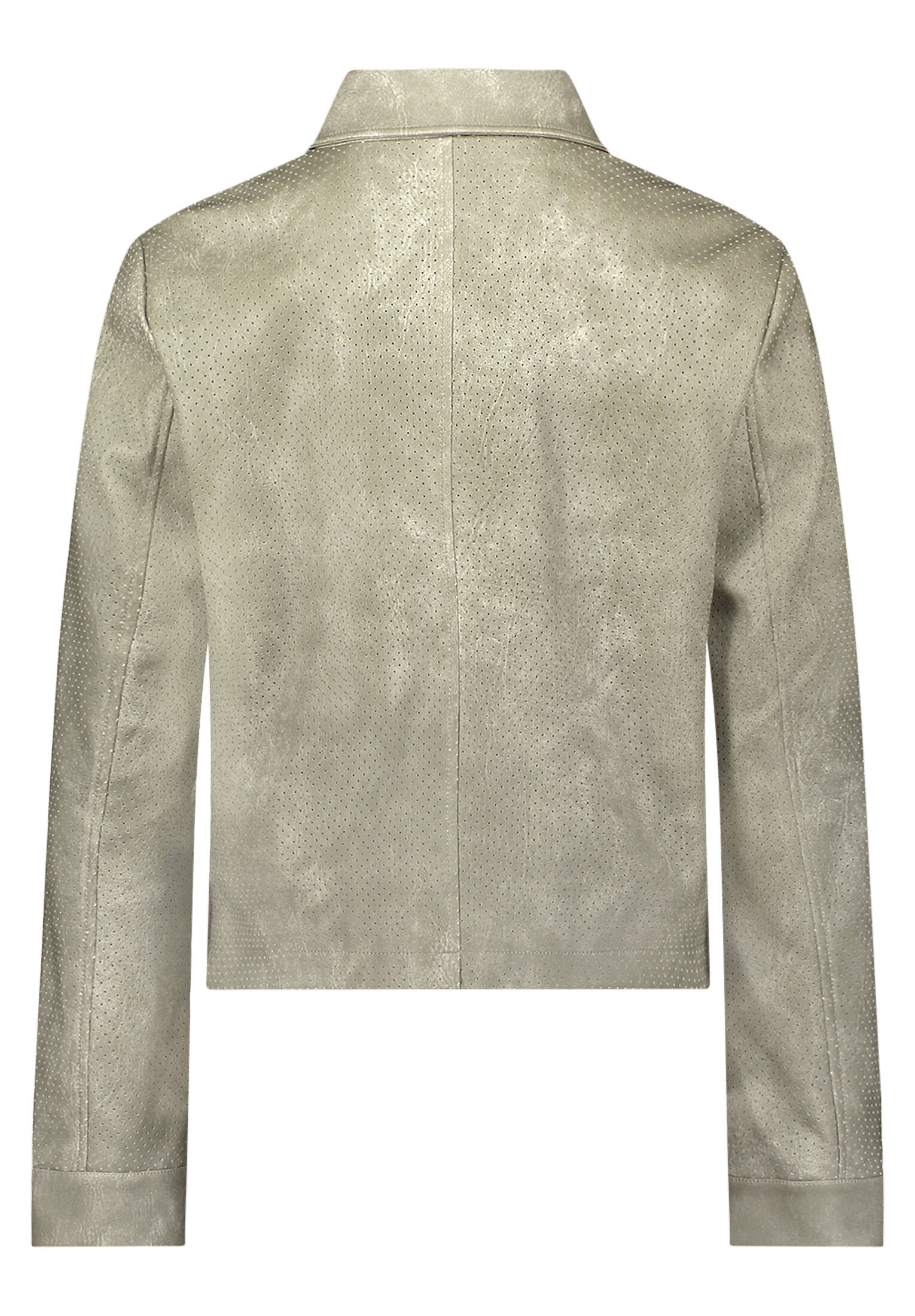 Amber & June Lederjacke »Damen mit Kragen«