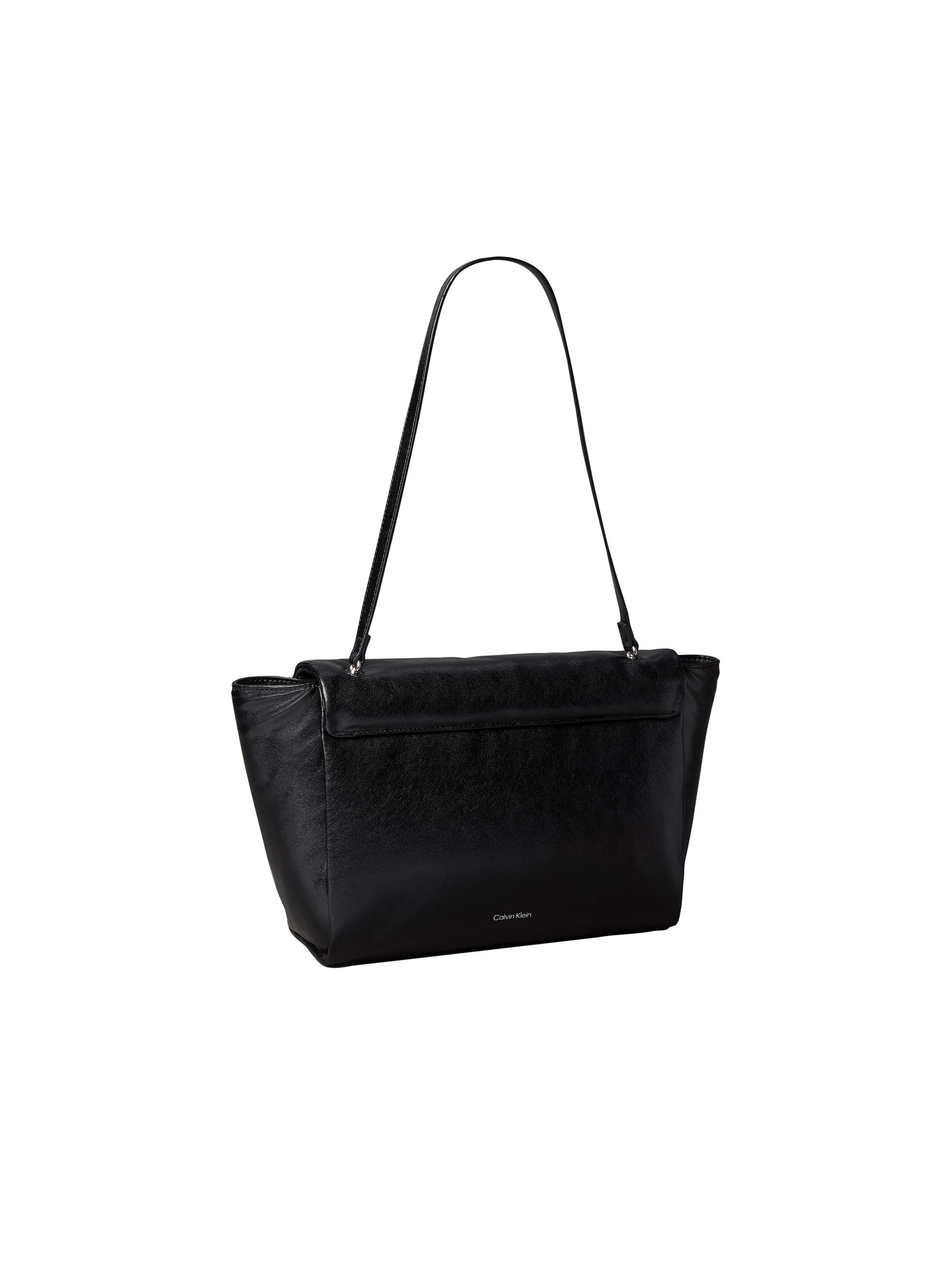 Calvin Klein Handtasche »EMBLEM HW PADDED SATCHEL« Umhängetasche, Schultertasche mit Schmucklogo