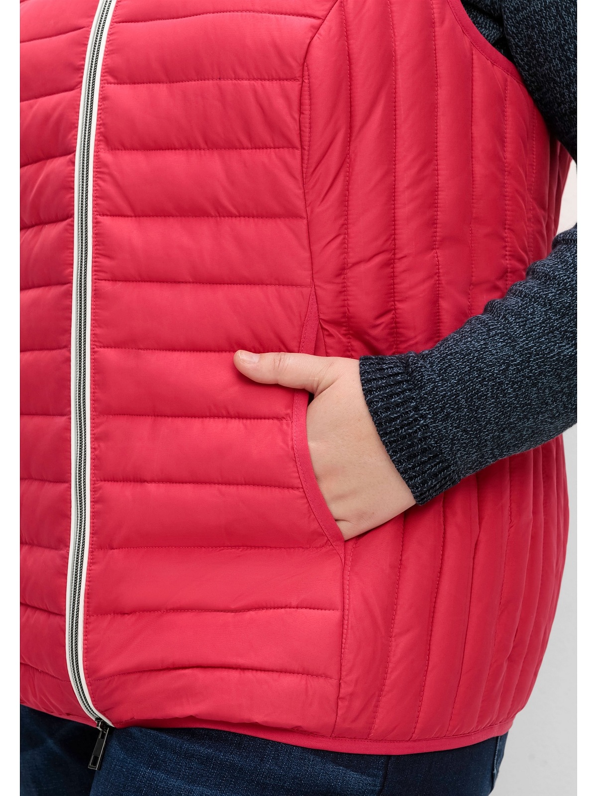 Sheego Steppweste »Große Größen«, mit 2-Wege-Zipper für bestellen | BAUR
