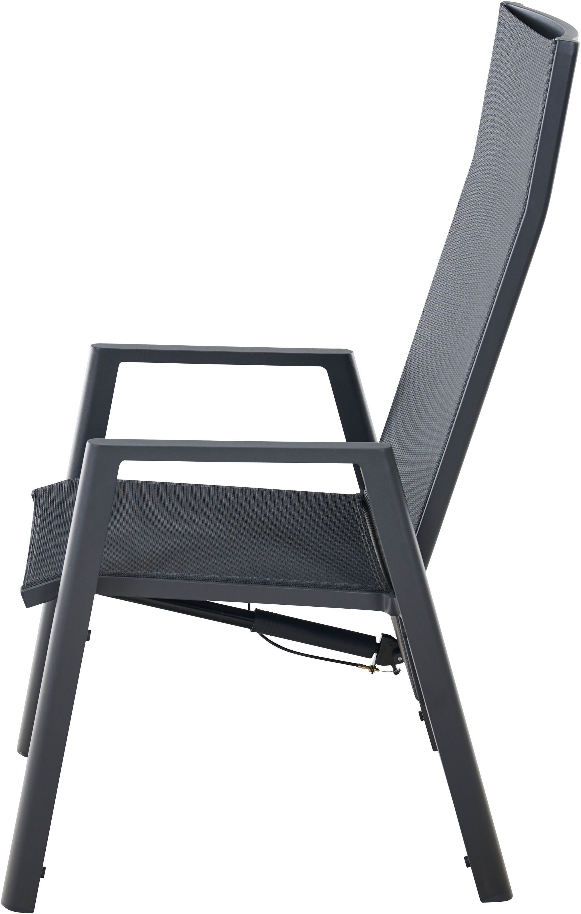 Siena Garden Gartensessel »BOLOGNA Move Sessel, anthrazit« Aluminiumgestell, Ranotex® Bezug