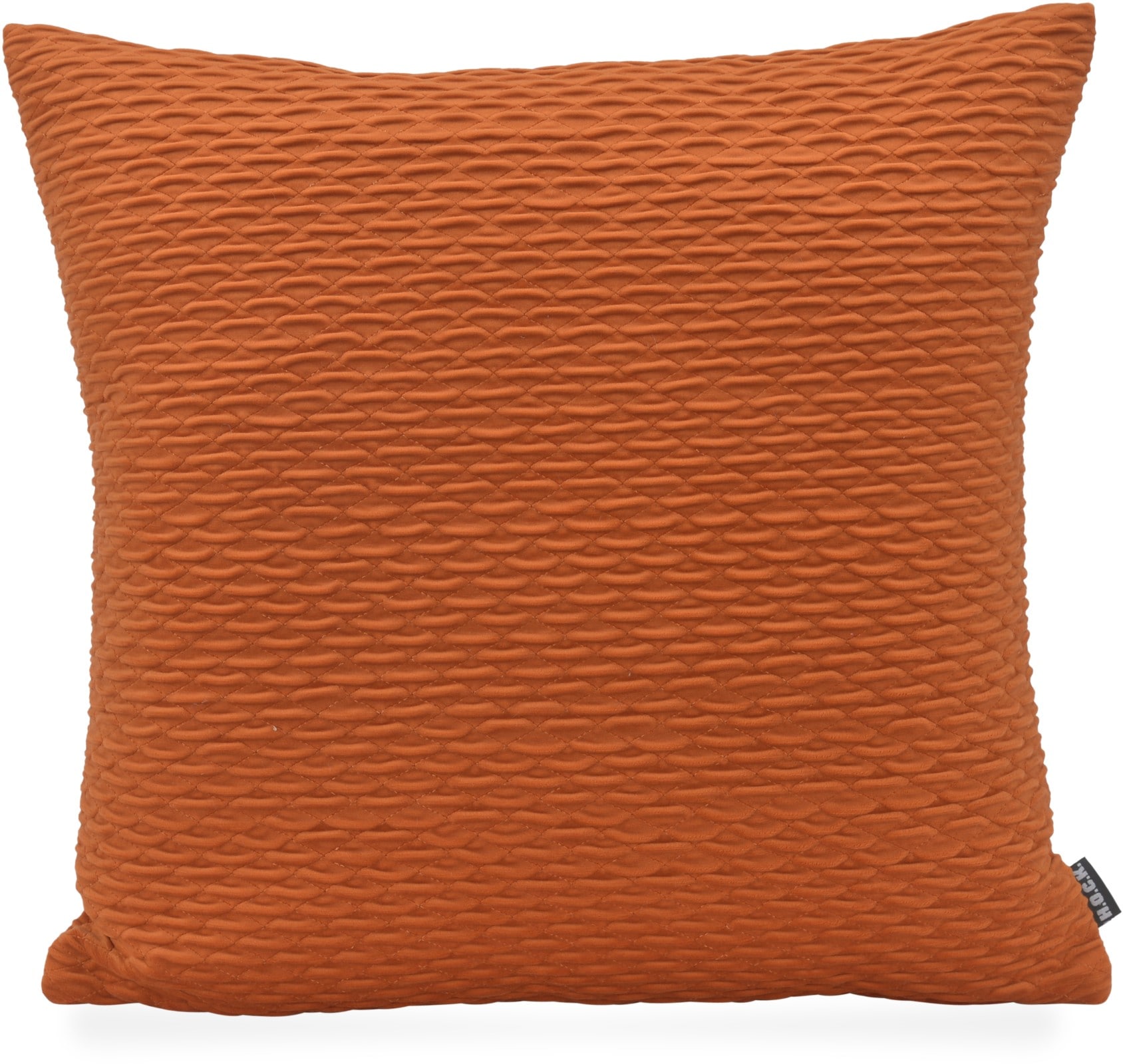 Dekokissen H.O.C.K., B:45cm H:10cm L:45cm, orange, Polyester, Dekokissen_Sitzkissen_Kissenhüllen, "H.O.C.K. Liya"