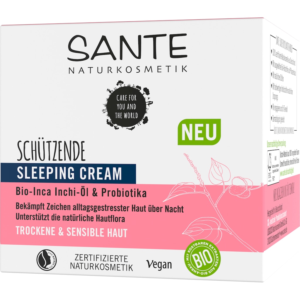 SANTE Gesichtslotion »Schützende Sleeping Cream«