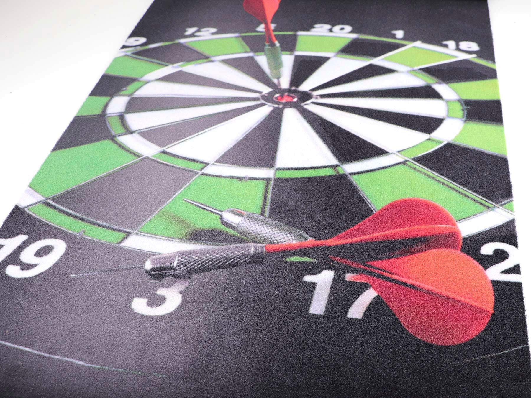 Primaflor-Ideen in Textil Läufer »Dartteppich LONDON«, rechteckig, 5 mm Höhe, Dartmatte mit offiziellem Spielabstand 237 cm, rutschhemmend