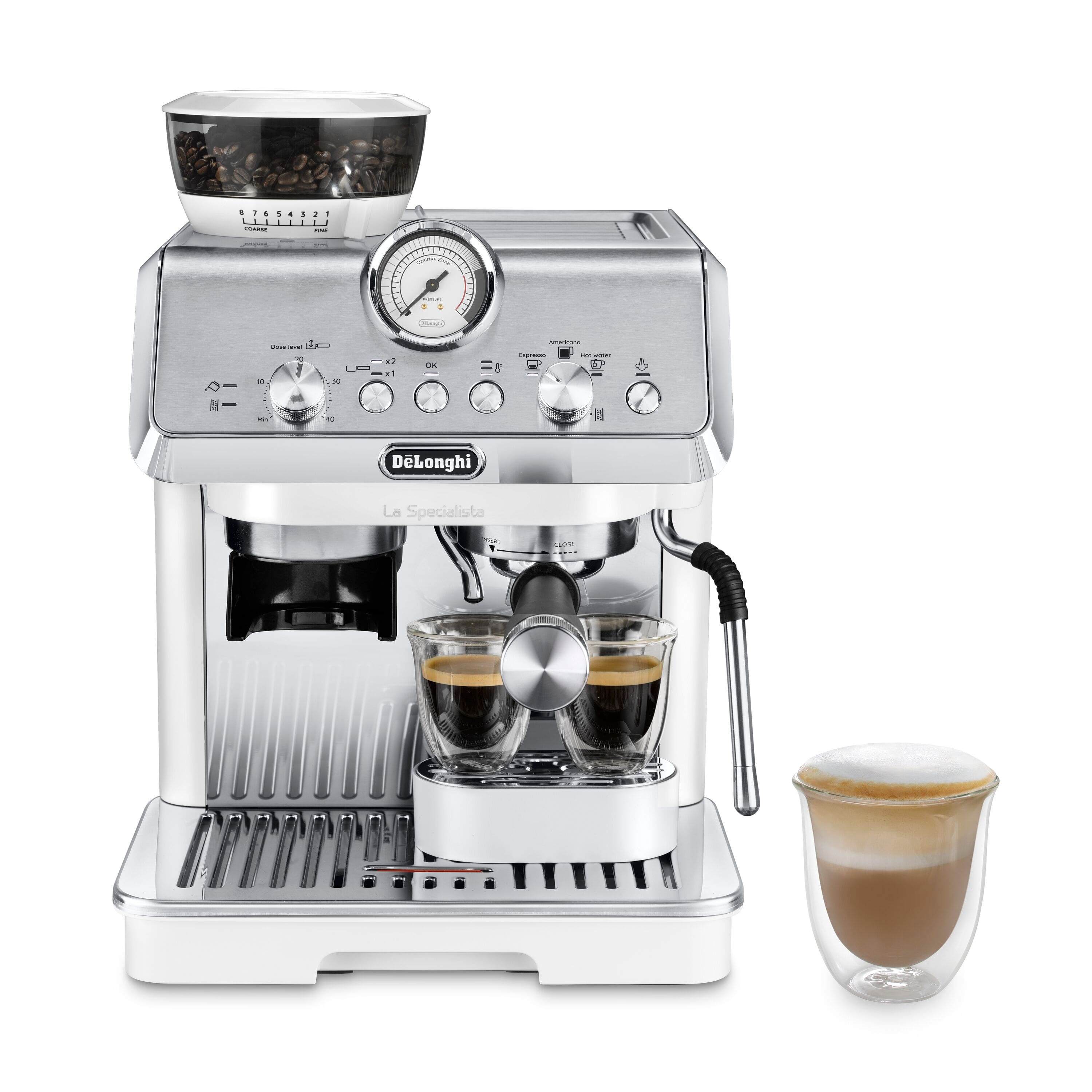 DeLonghi Espressomaschine "La Specialista Arte EC9155 - 4 Rezepte, 8 Mahlgradeinstellungen" 15 Mahlgrade, 3 Temperaturen, Milchschaumdüse