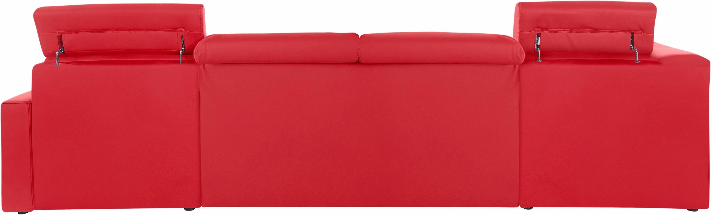 DOMO collection Wohnlandschaft »Ava moderne Sitzheftung mit toller Doppelnaht, komfortabel, U-Form«, mit Federkern, wahlweise mit Kopfteilverstellungen