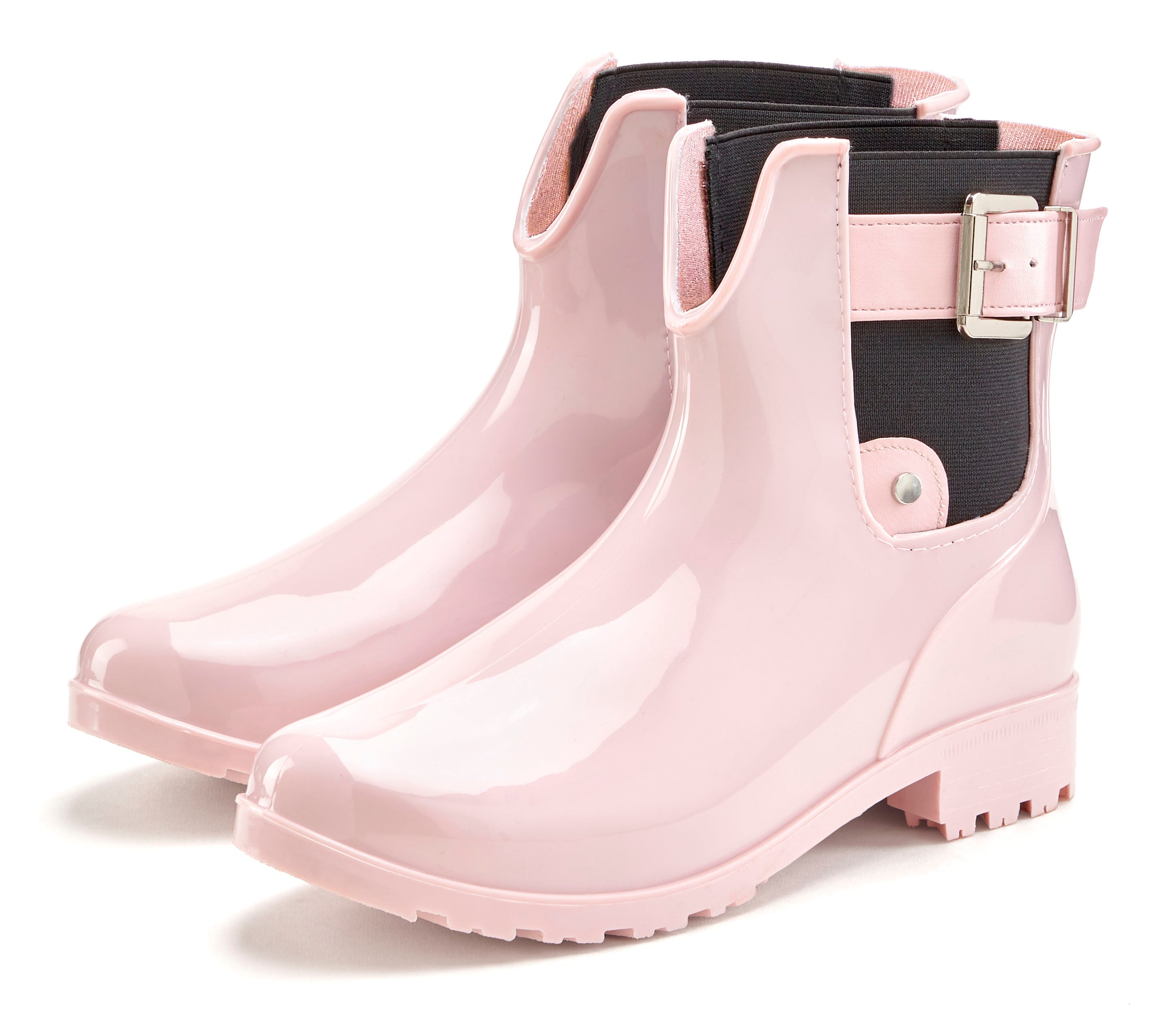 Vivance Gummistiefelette "Herbststiefelette" Gummistiefel im Chelsea-Look, Schlupfstiefel, Boots, Stiefel VEGAN