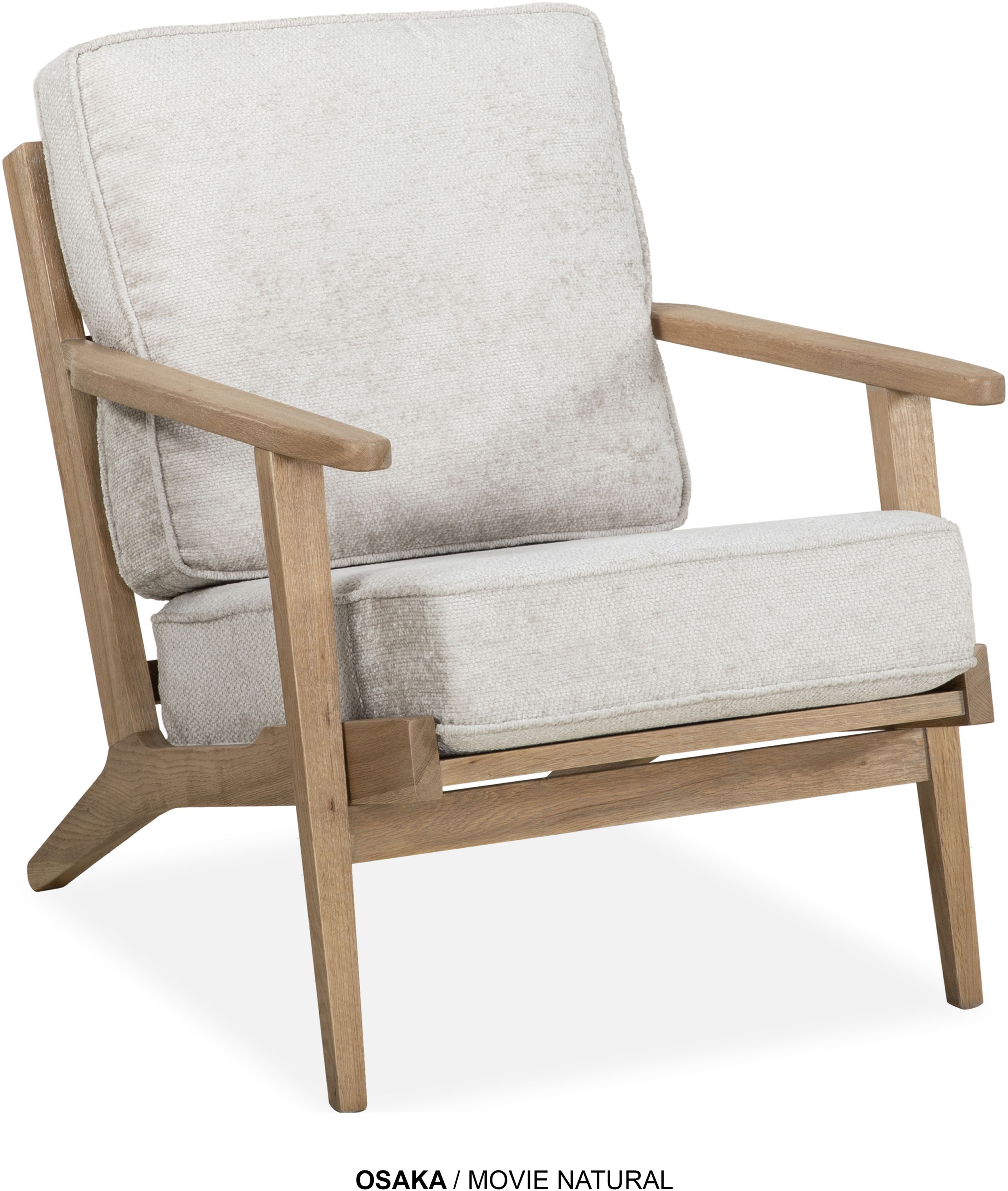 OMG Design Esszimmerstuhl "Osaka" () 2 Stk. Stoff Retrostuhl, massivholz Fr günstig online kaufen