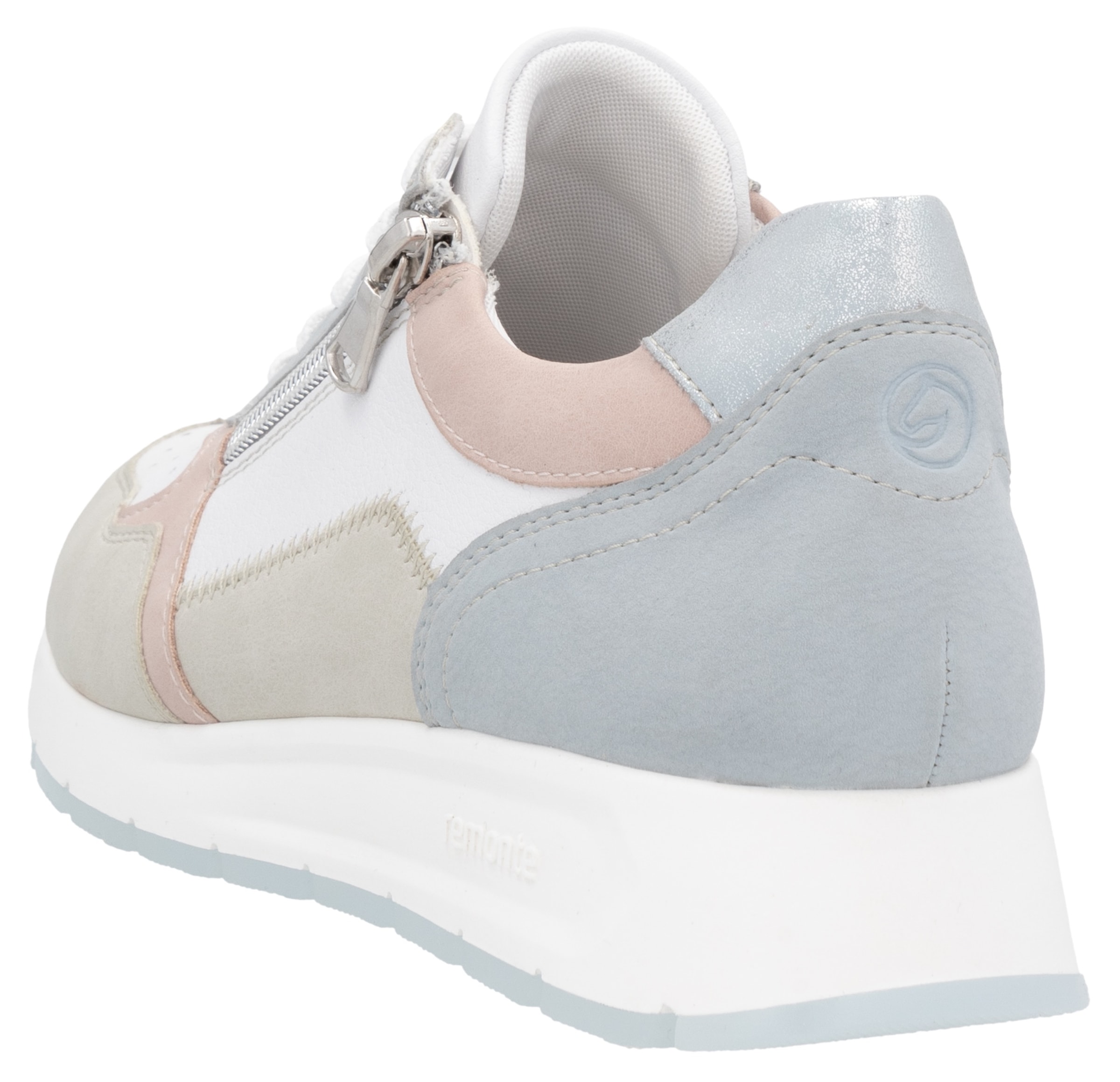 Remonte Keilsneaker, Freizeitschuh, Halbschuh, Schnürschuh mit gepolstertem Schaftrand