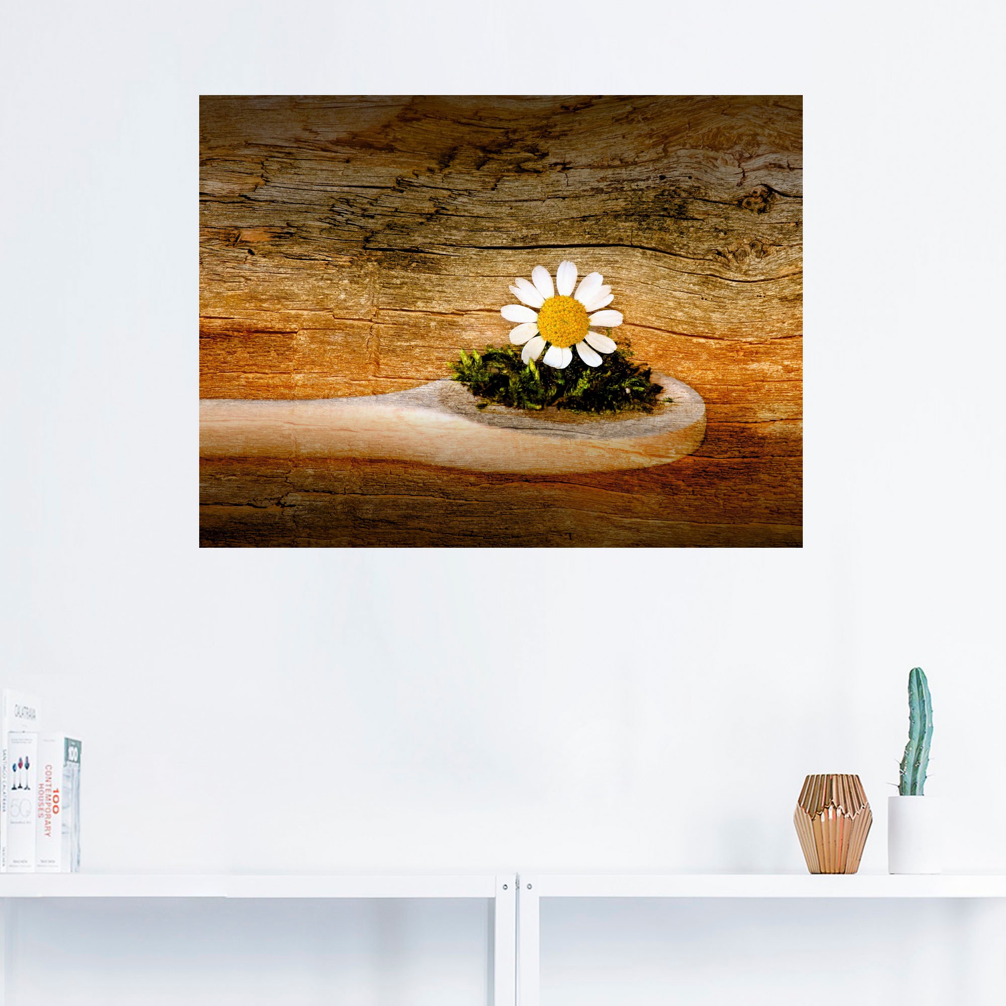 Artland Wandbild "Kamille", Blumen, (1 St.), als Leinwandbild, Wandaufklebe günstig online kaufen