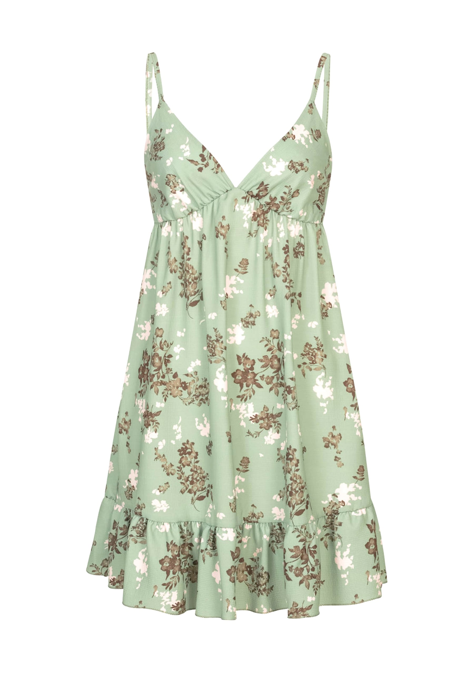 CLOUD 5IVE Shirtkleid "CLOUD 5IVE Struktur Träger Kleid mit Floralem Print" günstig online kaufen