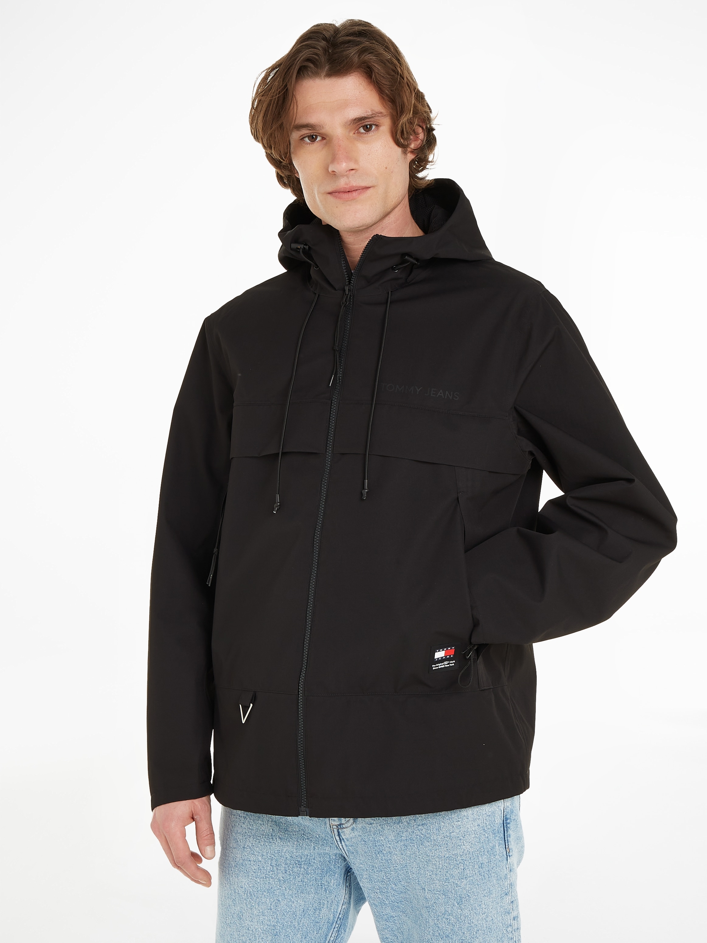 Tommy Jeans Plus Outdoorjacke "TJM TECH OUTDOOR CHICAGO EXT", mit Kapuze, m günstig online kaufen