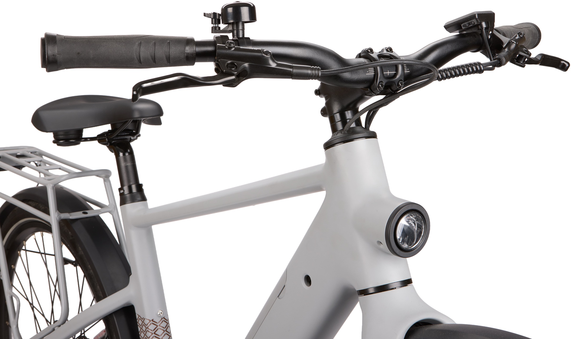 Vaun »VAUN SKYLINE Wave-Cityrad Bikes« 8 Gang Shimano Nexus 8-Gang Schaltwerk Nabenschaltung Mittelmotor 250 W (mit integr. Akku), Elektrofahrrad für Alltag und Einkauf