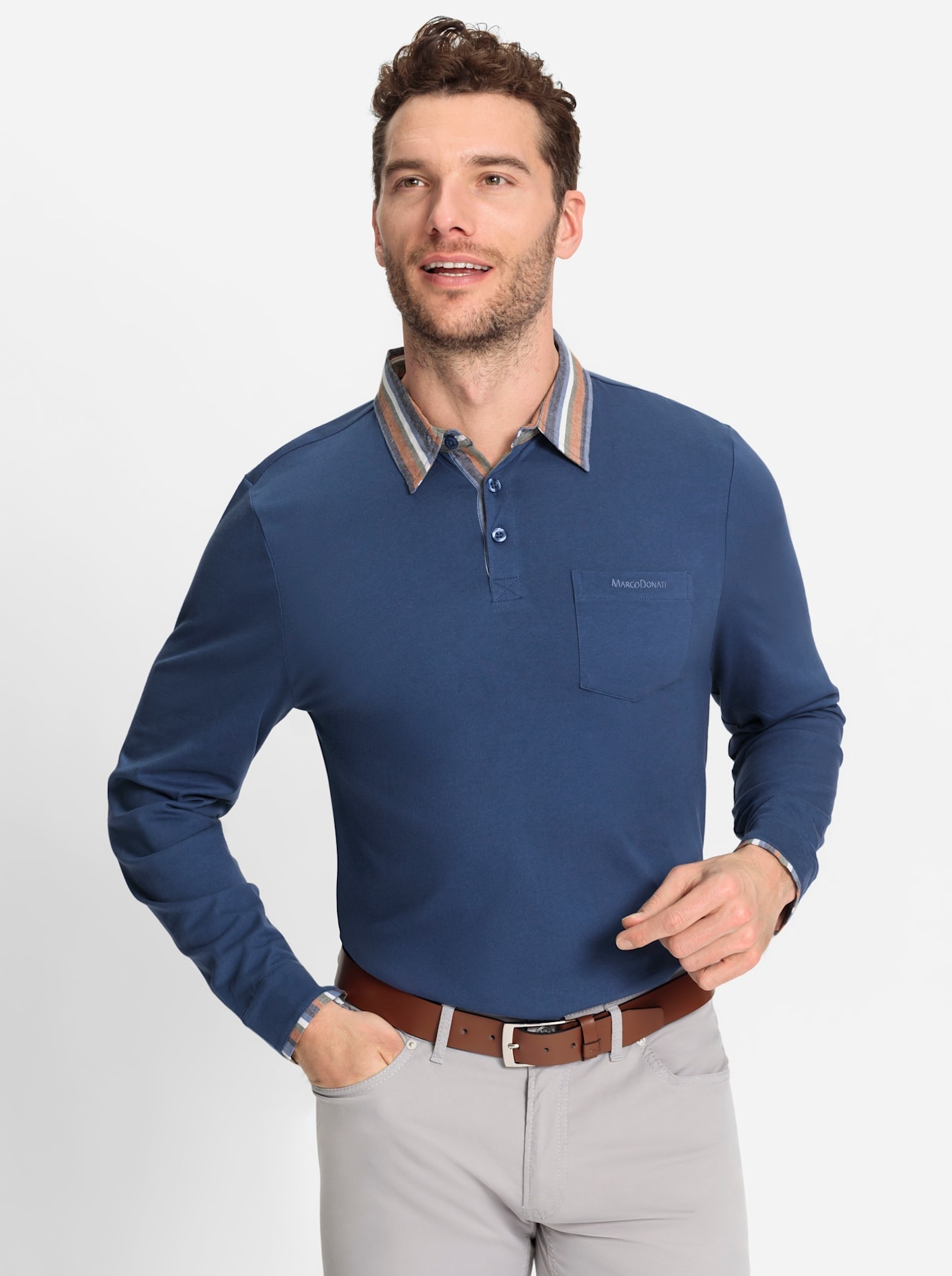 Marco Donati Langarmshirt »Langarm-Shirt«, (1 tlg.)
