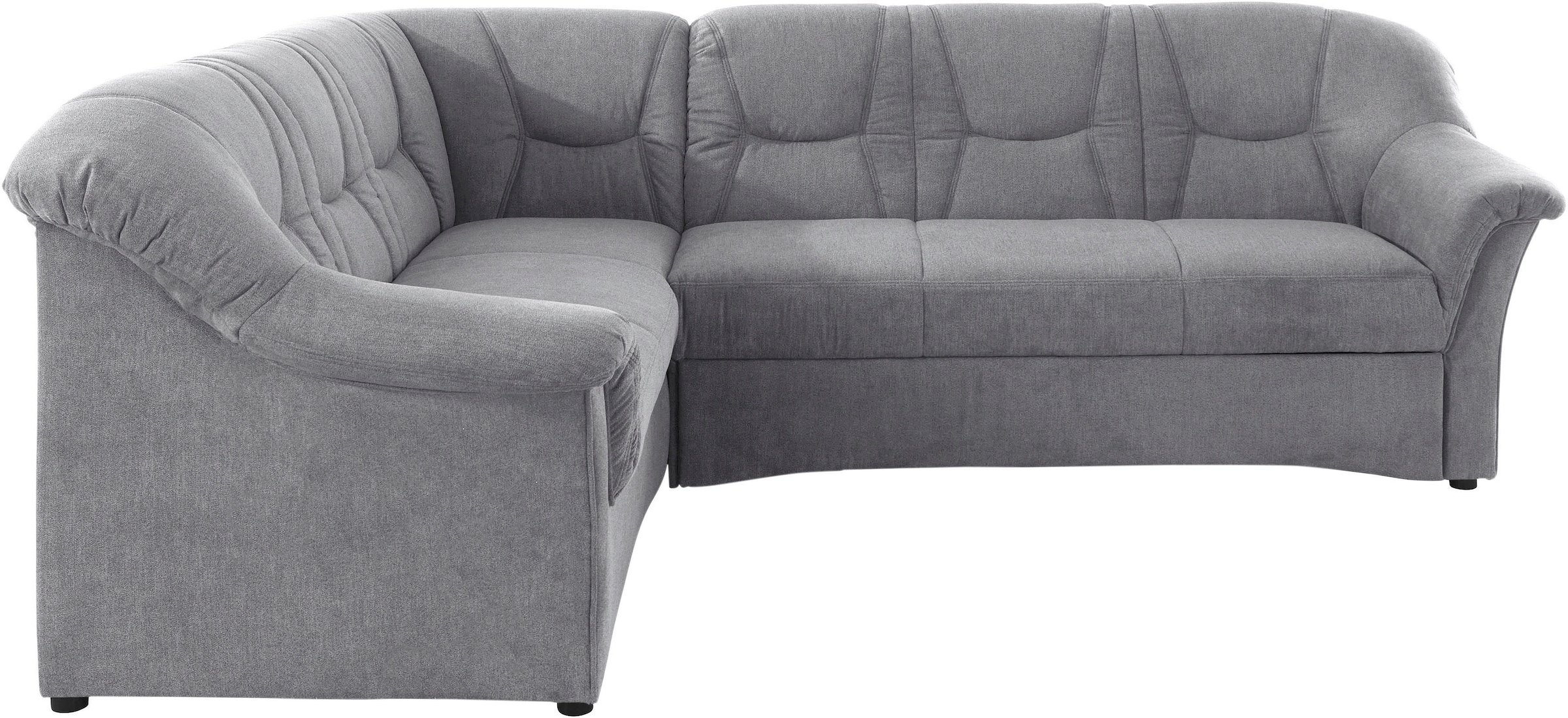 DOMO collection Ecksofa »Sarafina zeitlos und komfortabel, optional mit Federkern, L-Form«, wahlweise mit Bettfunktion