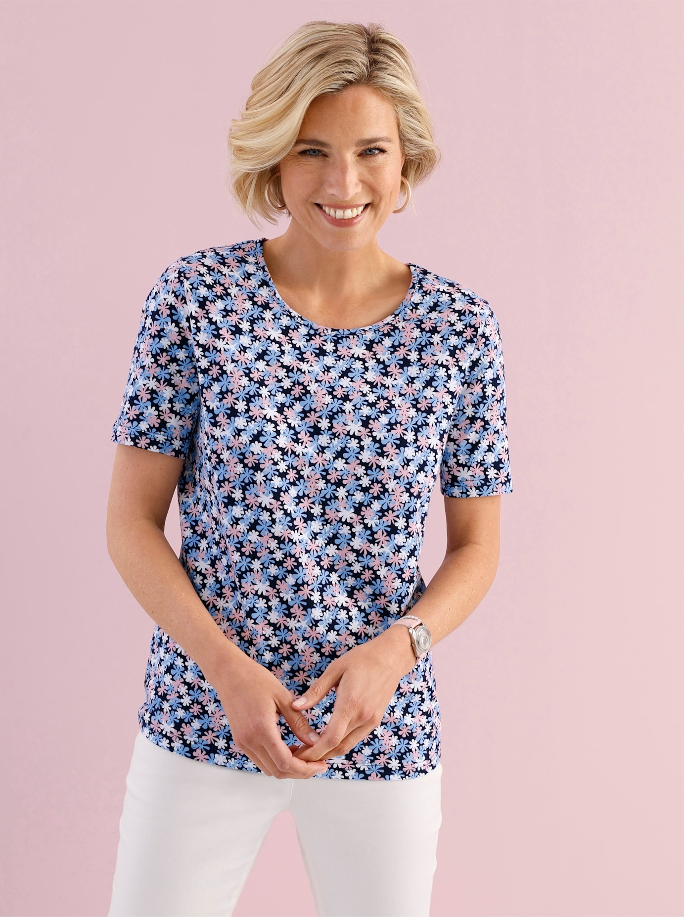 Classic Basics Kurzarmshirt "Kurzarm-Shirt" 1 Stk. tlg. günstig online kaufen