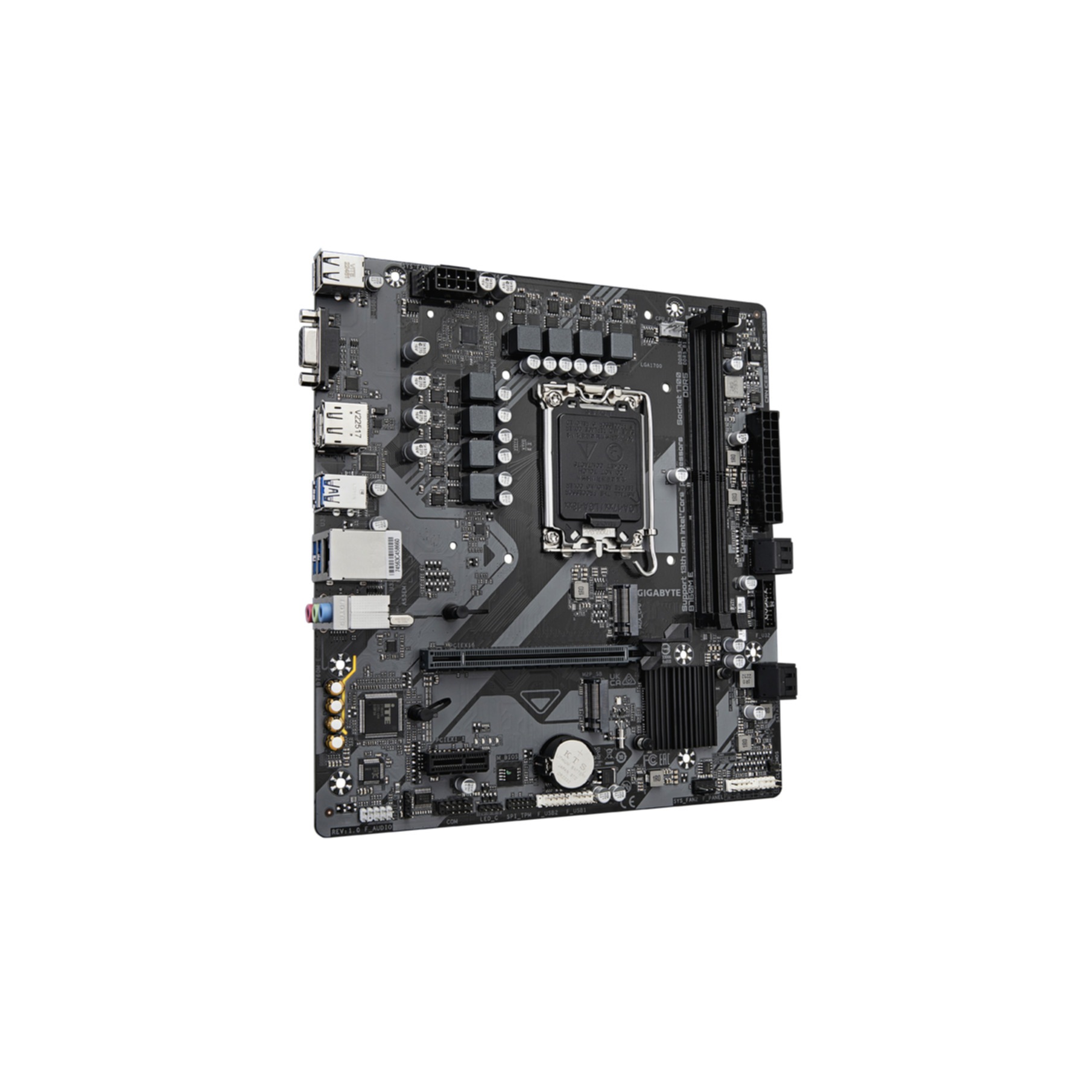 Gigabyte Mainboard »B760M E Mainboard – Unterstützt Intel Core Prozessoren der 14. Generat«