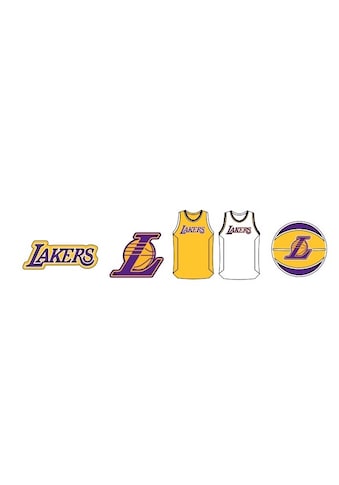 Schuhanstecker »Jibbitz™ NBA Los Angeles Lakers«, (Set, 5 tlg., Kein Spielzeug. Nicht...