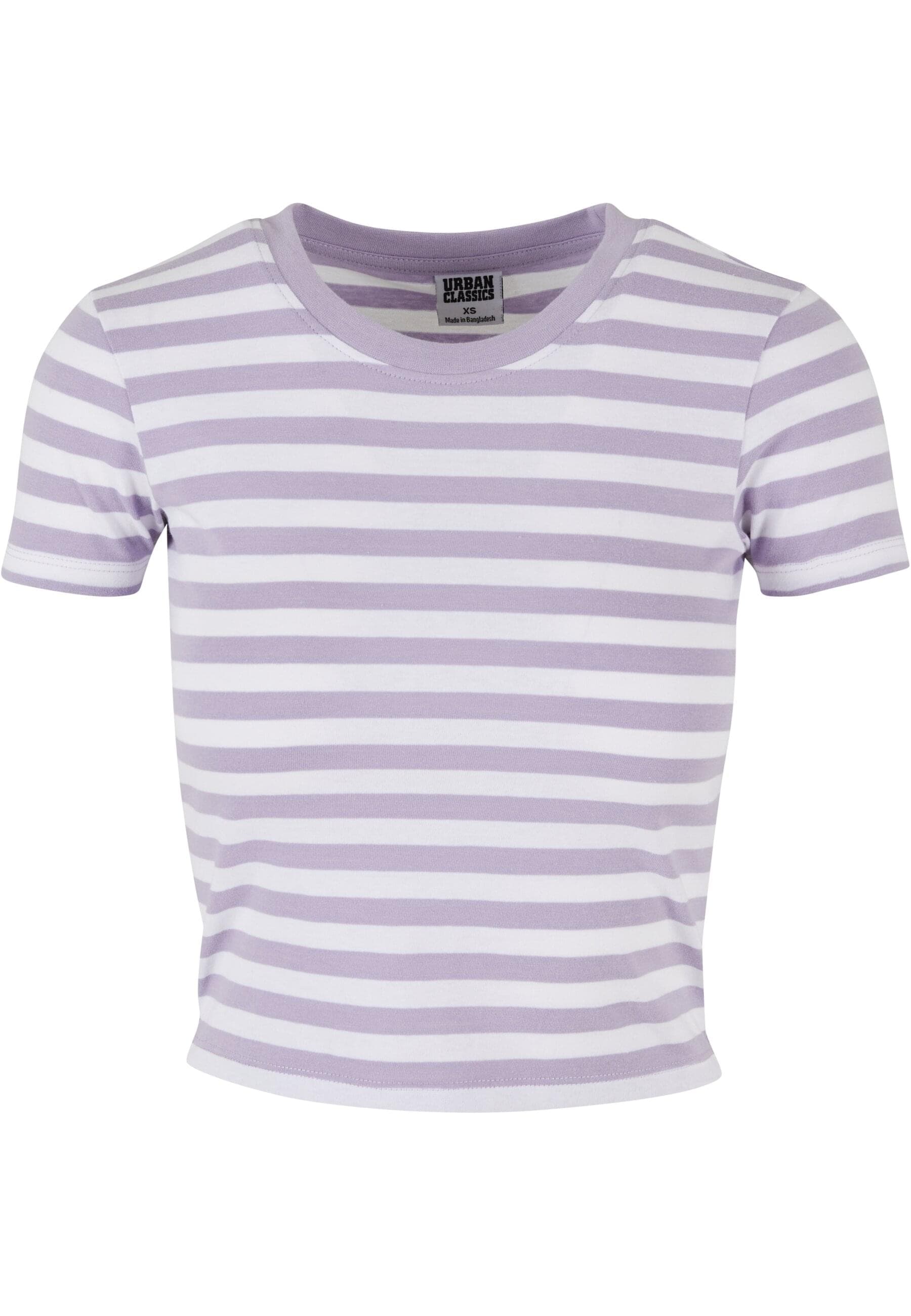 URBAN CLASSICS T-Shirt "Urban Classics Damen Ladies Short Striped Tee" günstig online kaufen