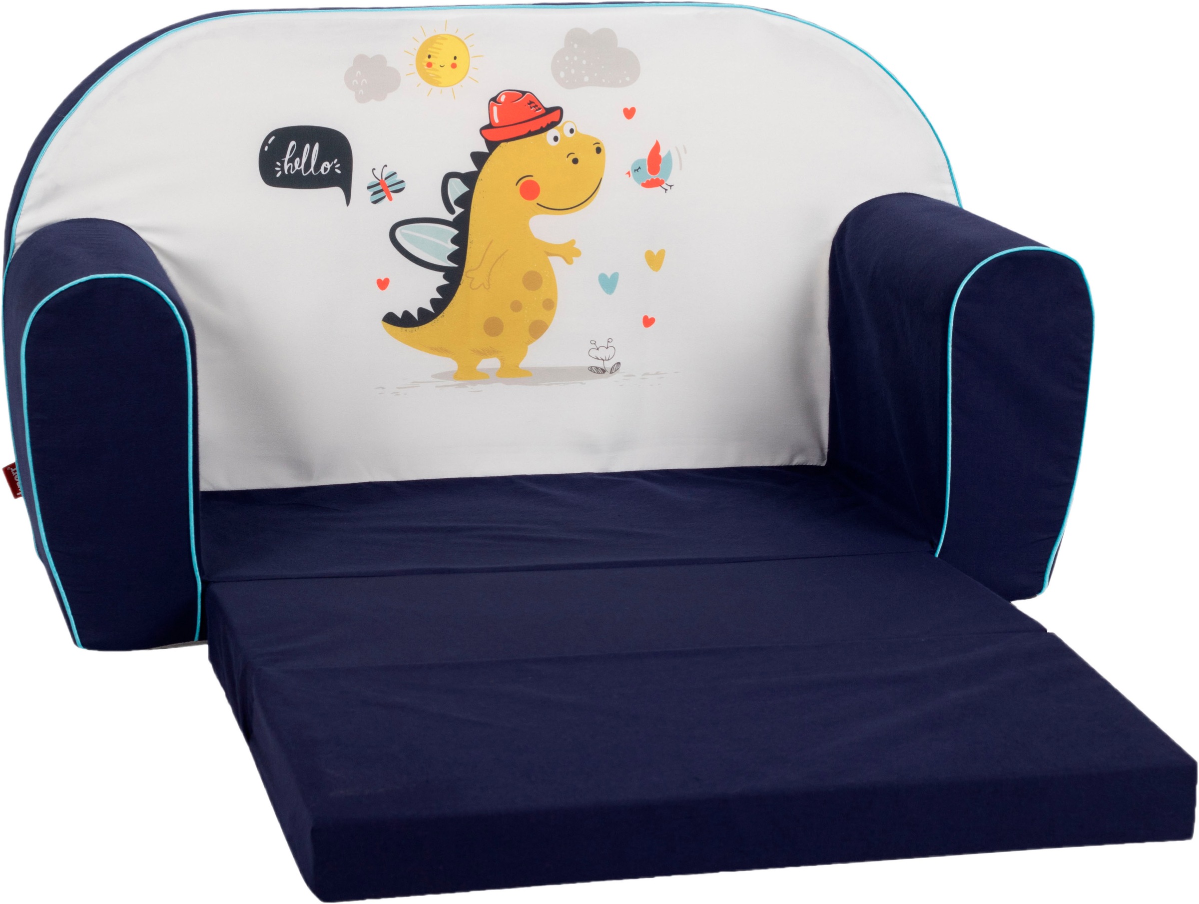 Knorrtoys® Sofa »Lovely dino« für Kinder; Made in Europe