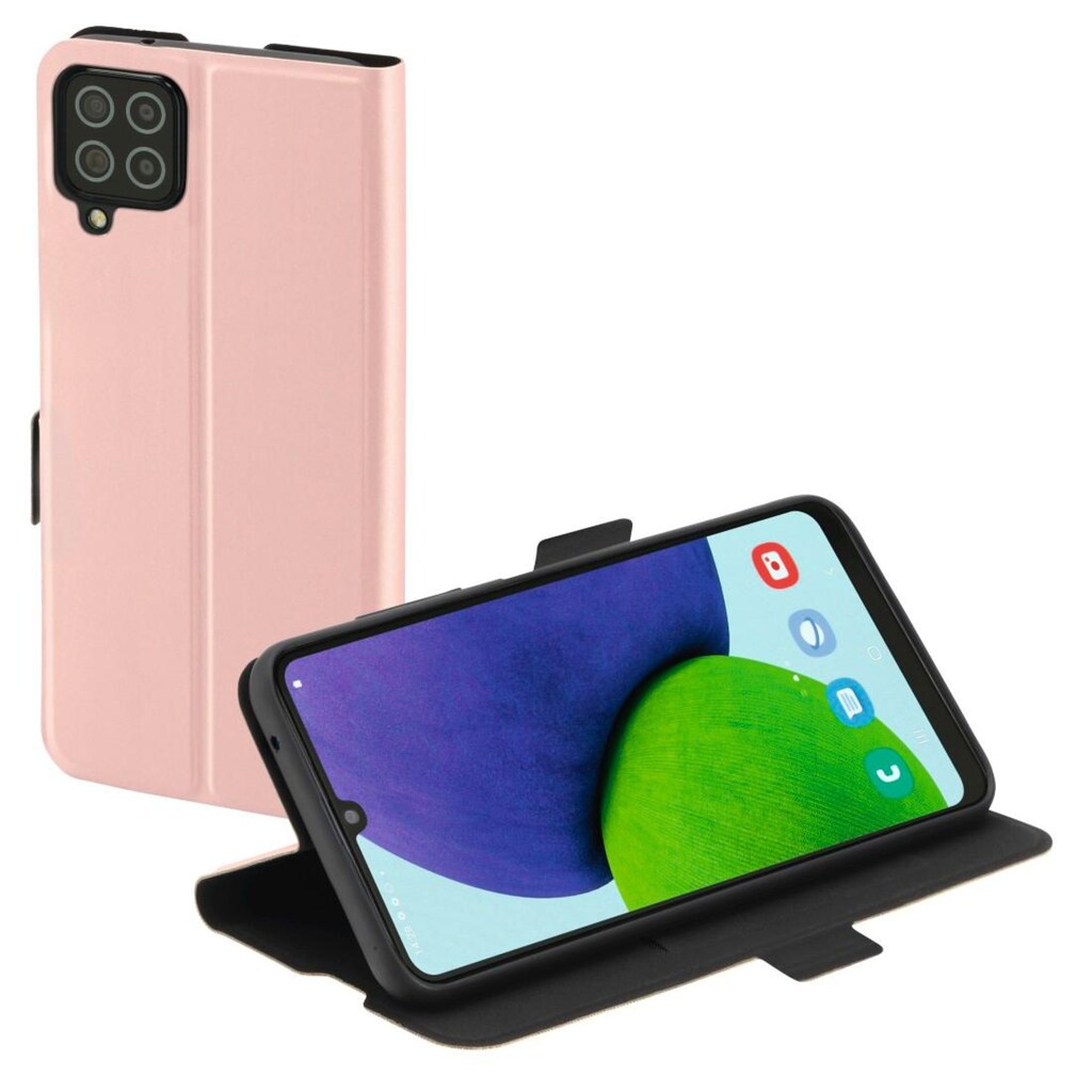 Hama Smartphone-Hülle »Booklet "Single2.0" für Samsung Galaxy A22 4G, Rosa«