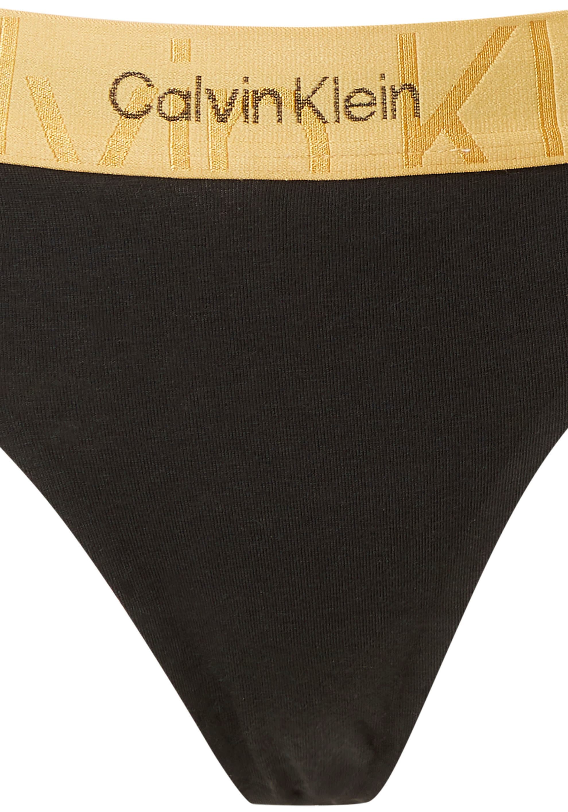 Calvin Klein Underwear String »THONG«, mit kontrastfarben Calvin Klein Logo-Elastiktape