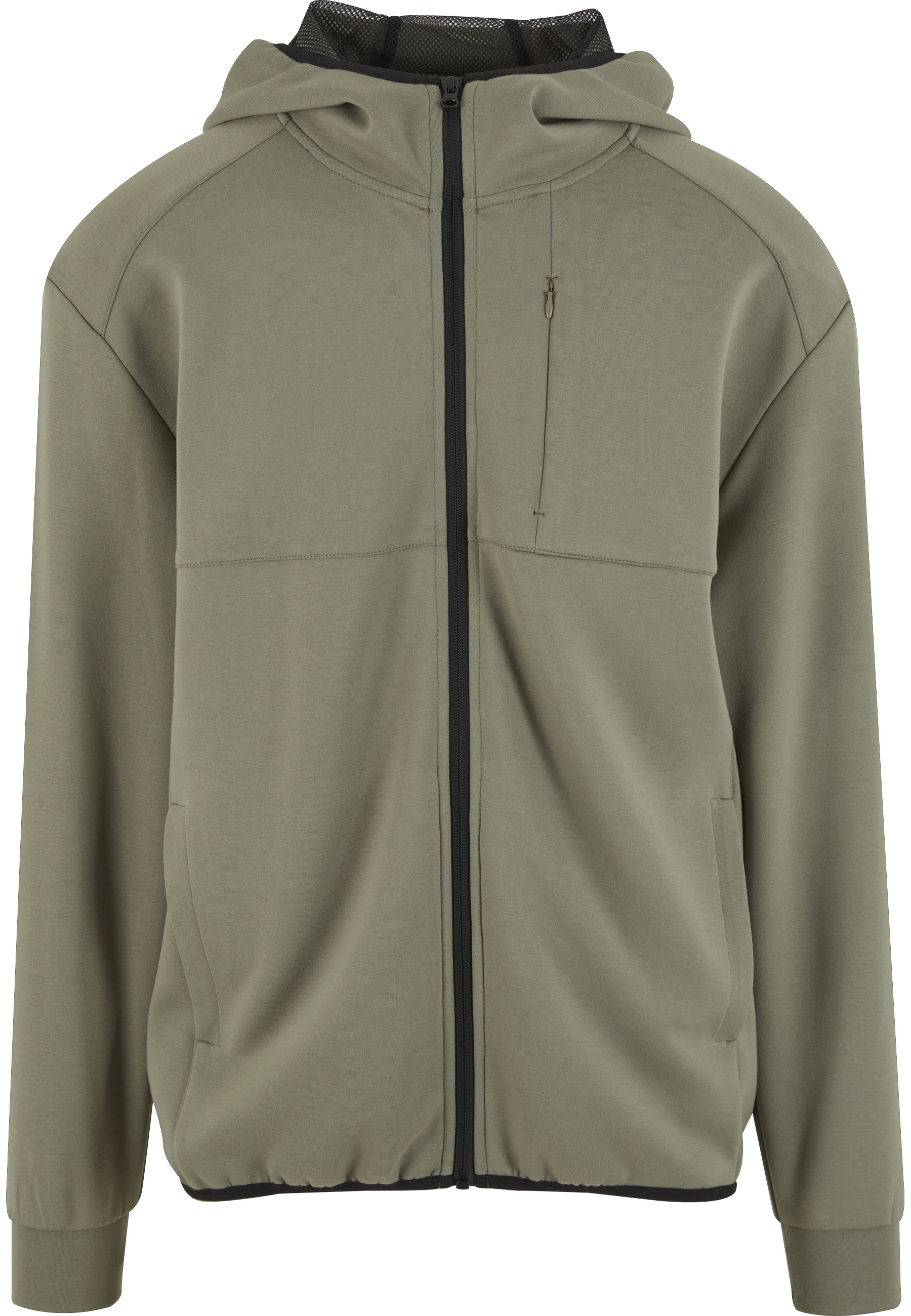 URBAN CLASSICS Sweatjacke "Urban Classics Scuba Zip Pocket Hoody"