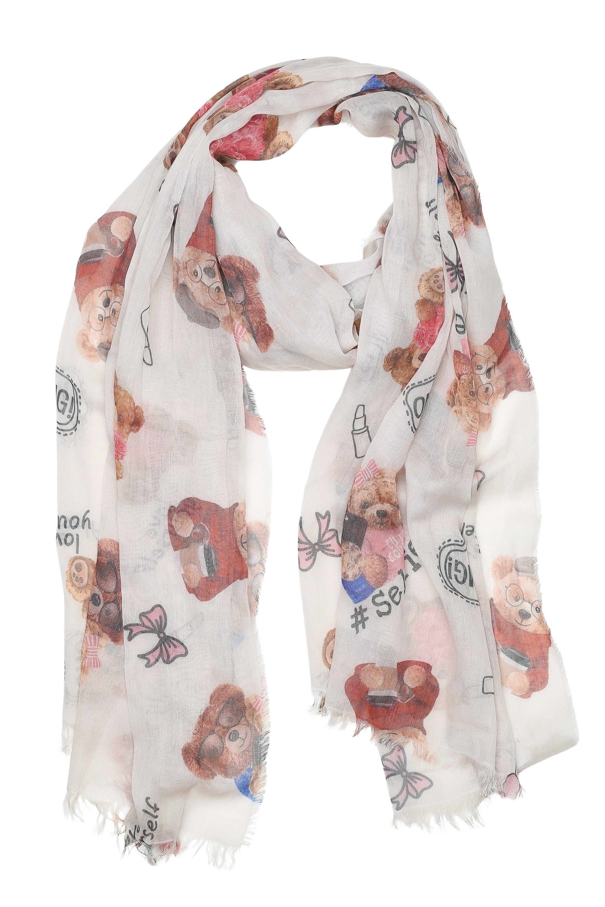 COLLEZIONE ALESSANDRO Modeschal "Teddy", 1 Stk. mit buntem Druck günstig online kaufen